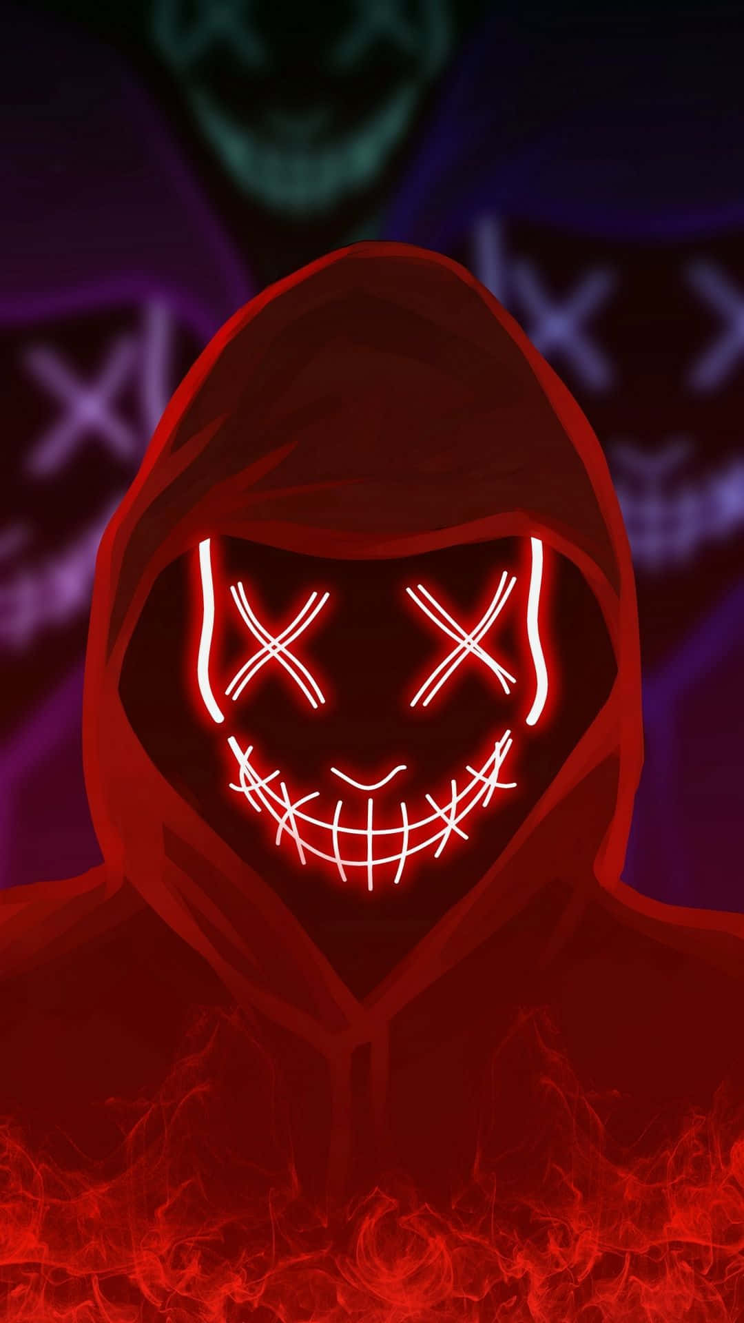 Fed gangster i rød hættetrøje Wallpapers