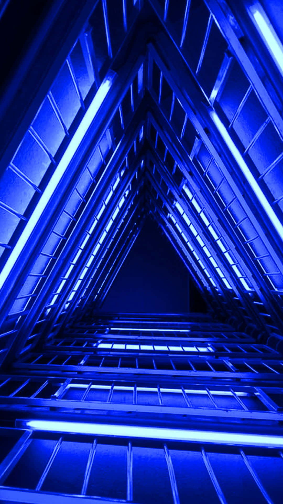 Fed neonblå syntetisk tekstur Wallpapers