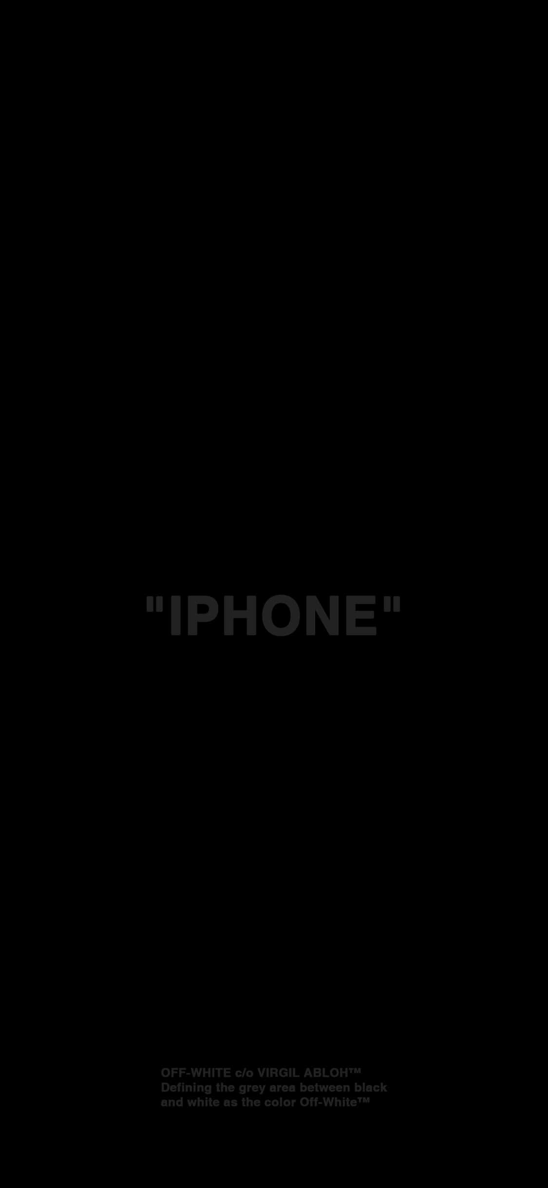 Fed Typografi med Bogstaver iPhone XS OLED Baggrund Wallpapers