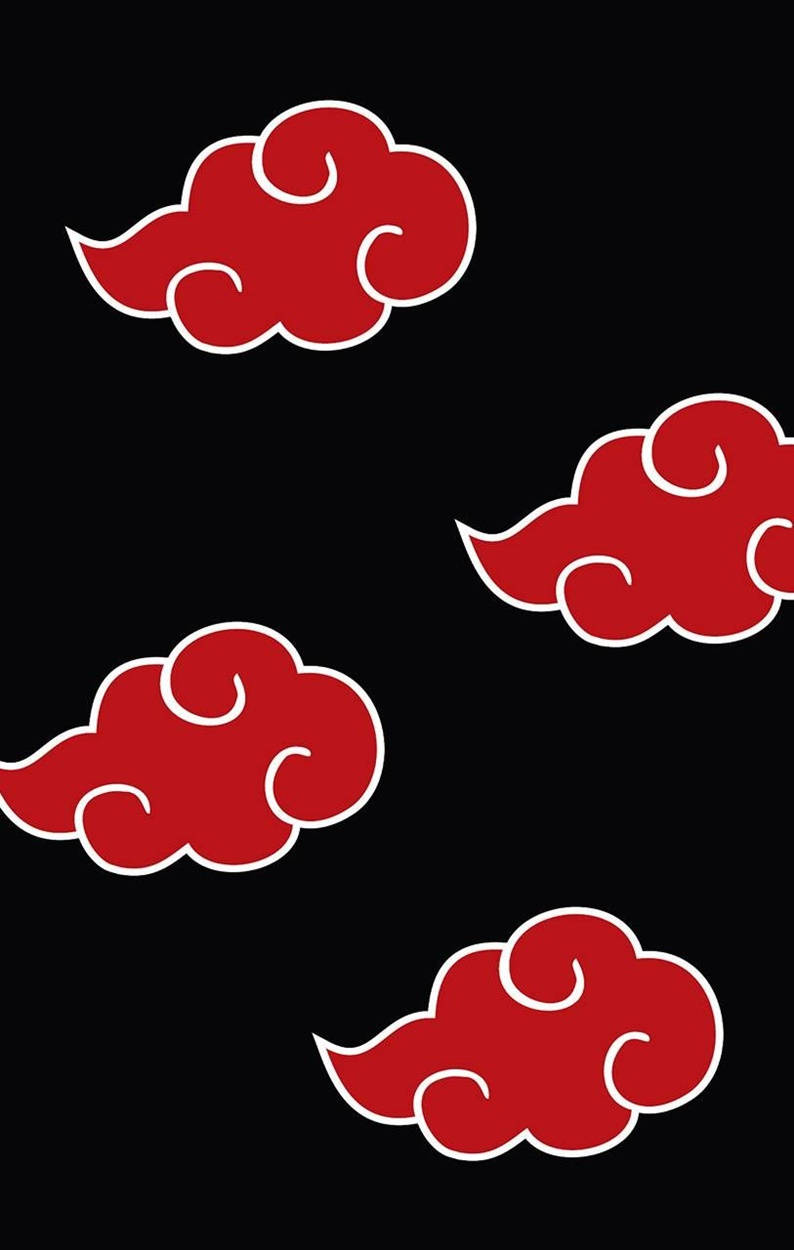 Fedt Akatsuki-logo – symbol for den magtfulde shinobi-klan Wallpapers