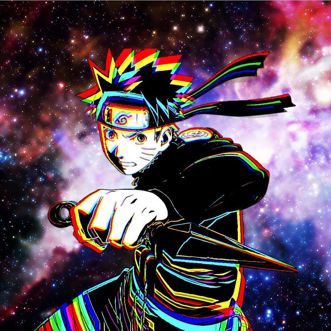 Fedt Naruto Glitch Art Design Wallpapers
