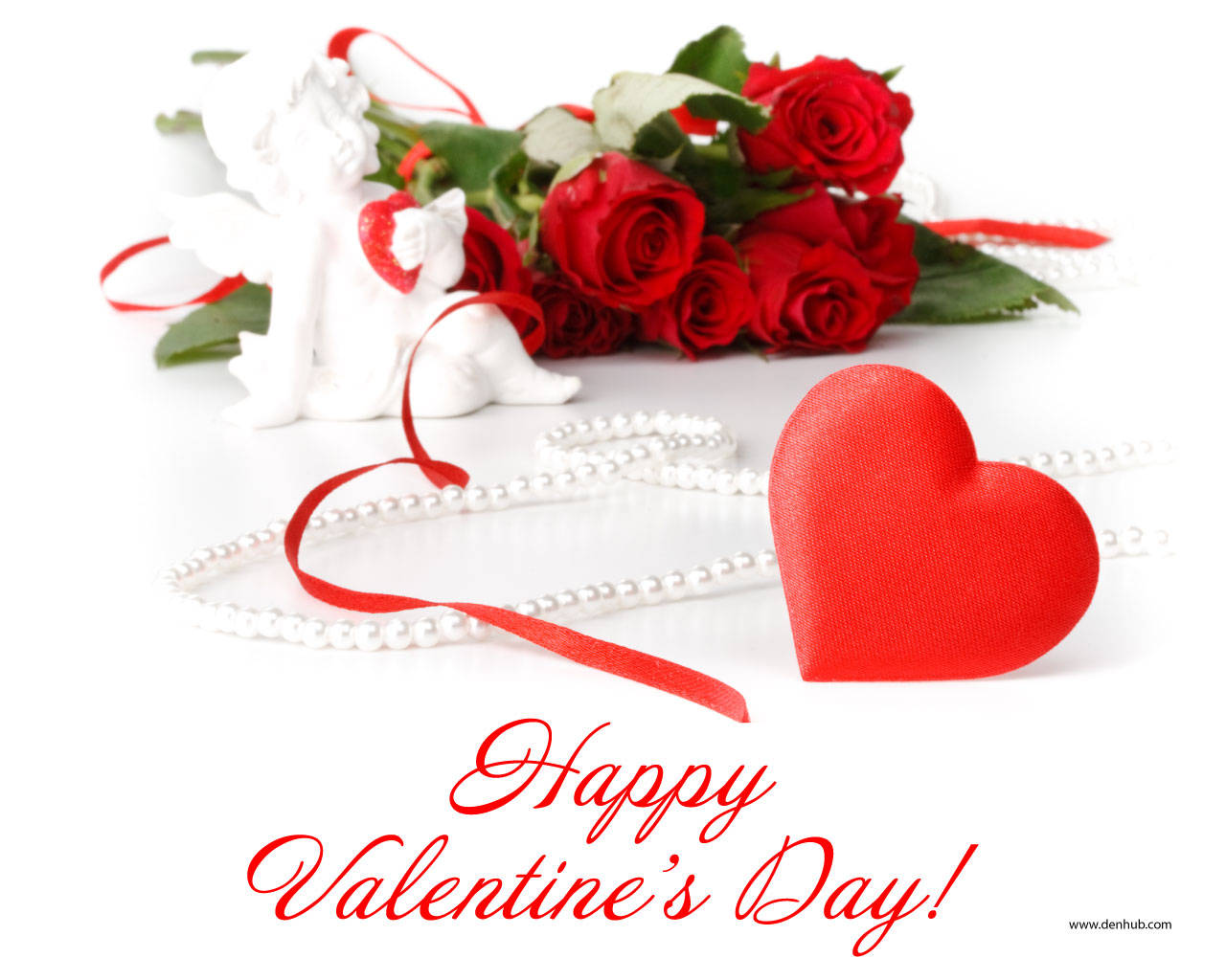 Fejr din særlige ene denne Valentinsdag med smukke røde roser! Wallpapers