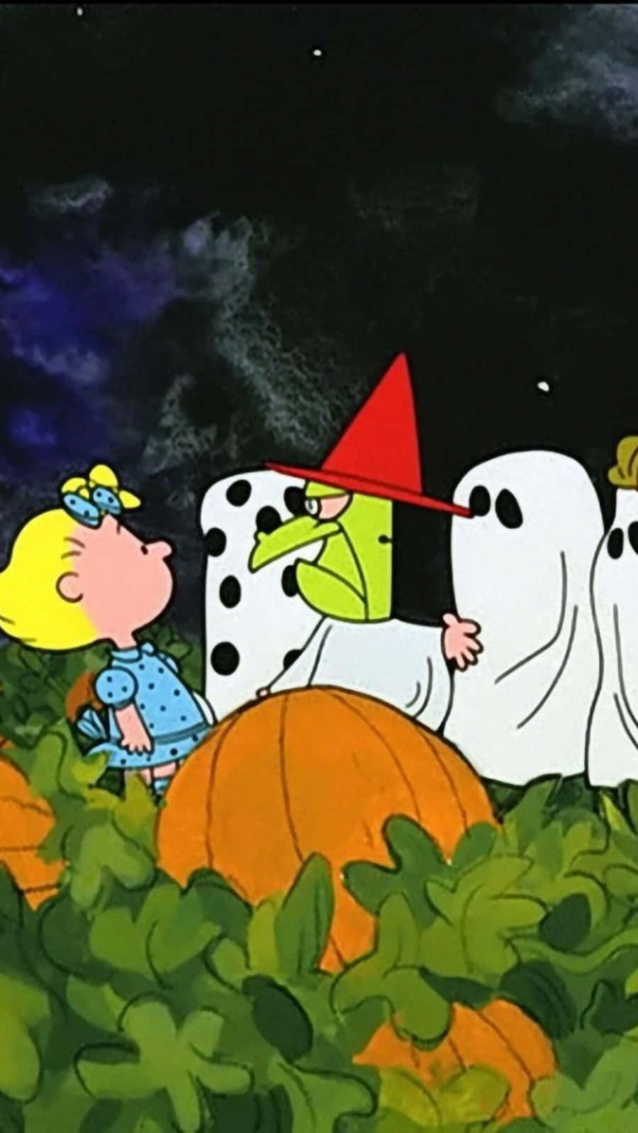 Fejr Halloween med Charlie Brown og banden Wallpapers
