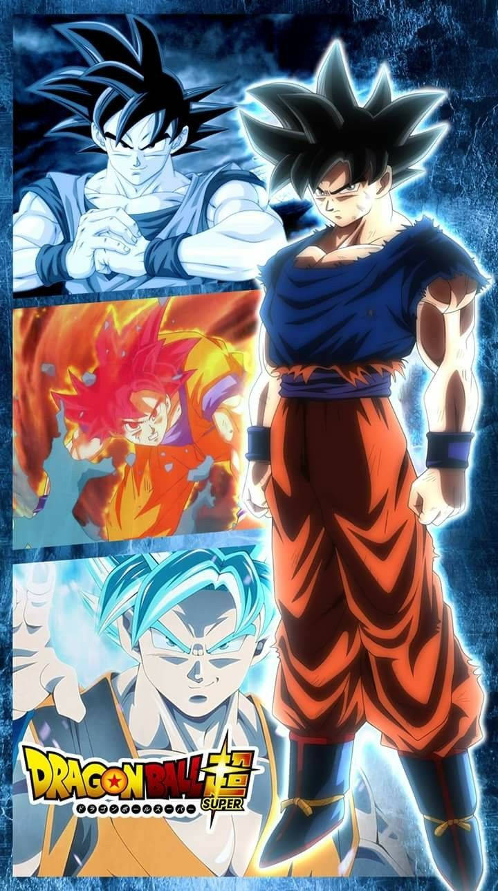 Wallpaper af Son Goku i Dragon Ball Z-plakatstil — Goku Wallpapers