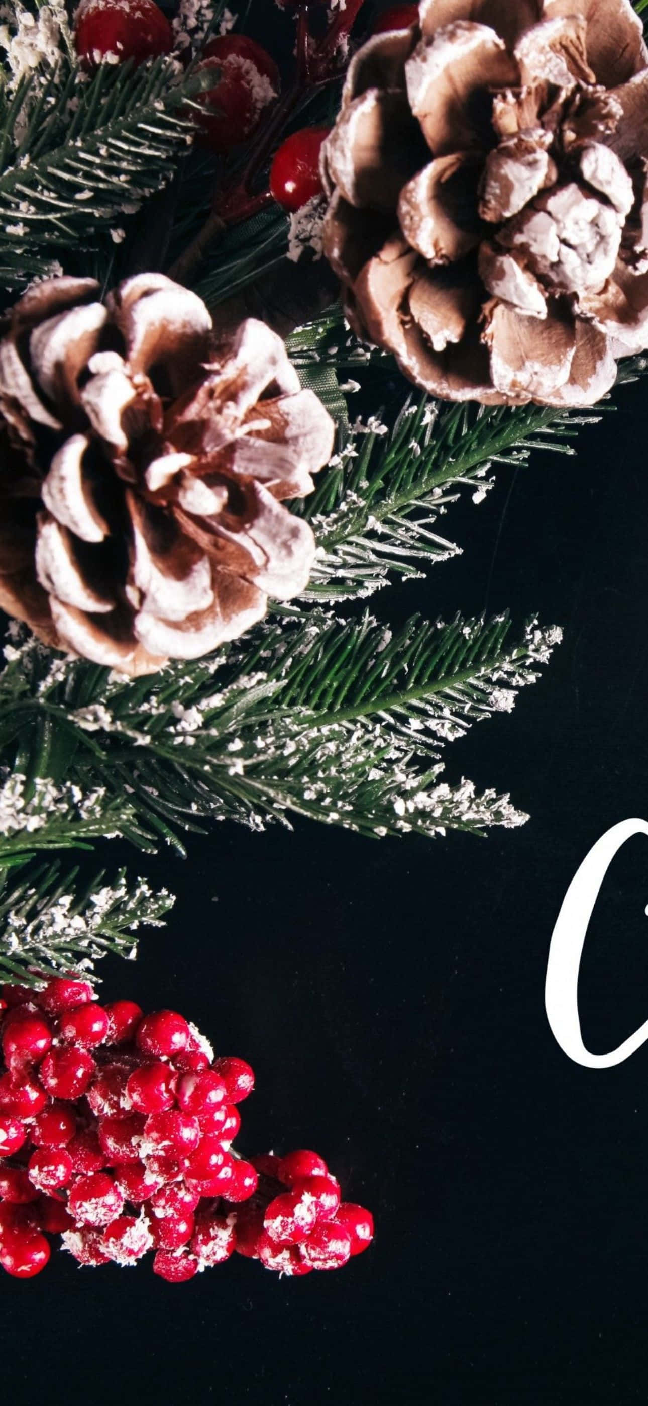 Fejr højtiden med denne charmerende julebaggrund til iPhone Wallpapers