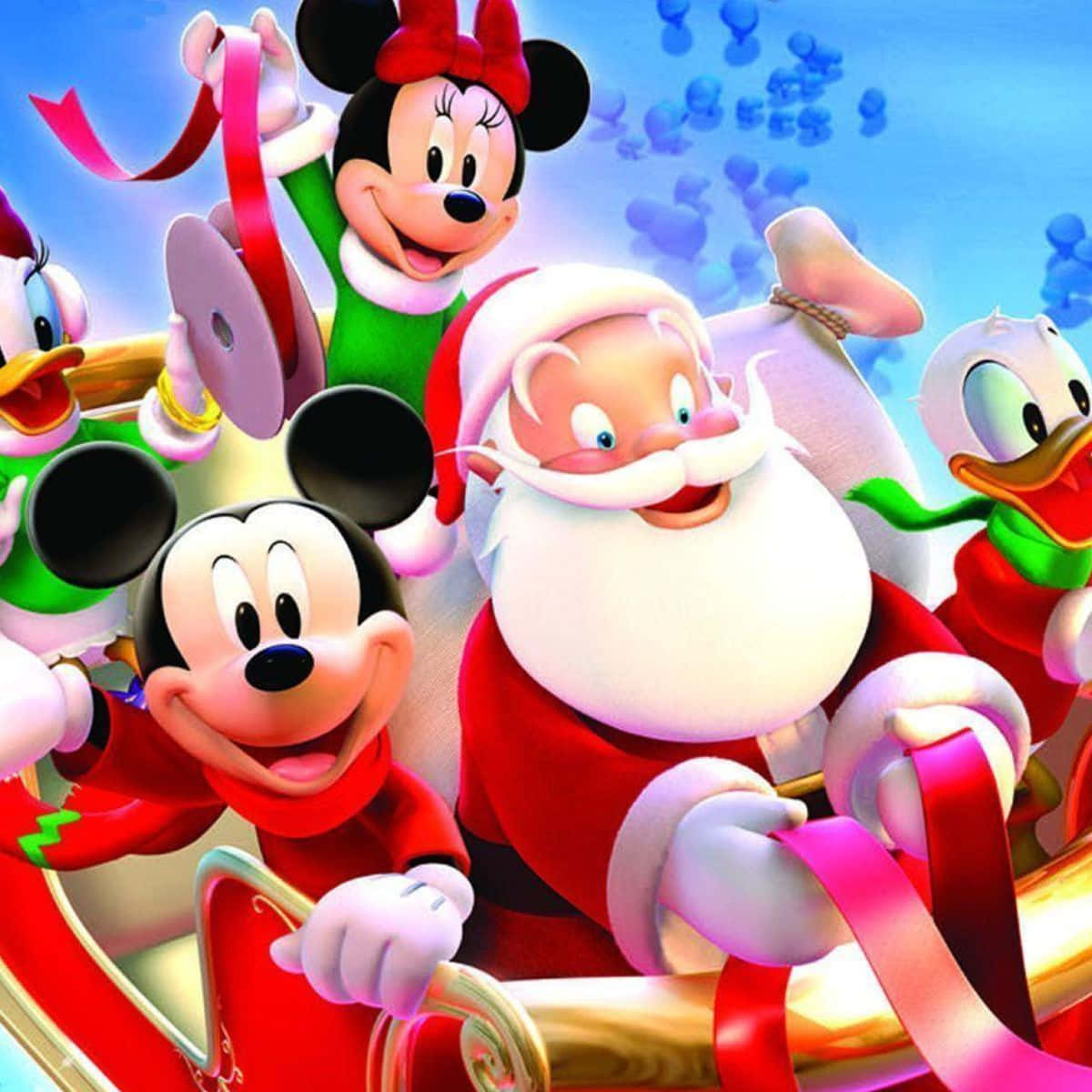 Fejr højtiden med Mickey, Minnie og alle dine Disney-venner! Wallpapers