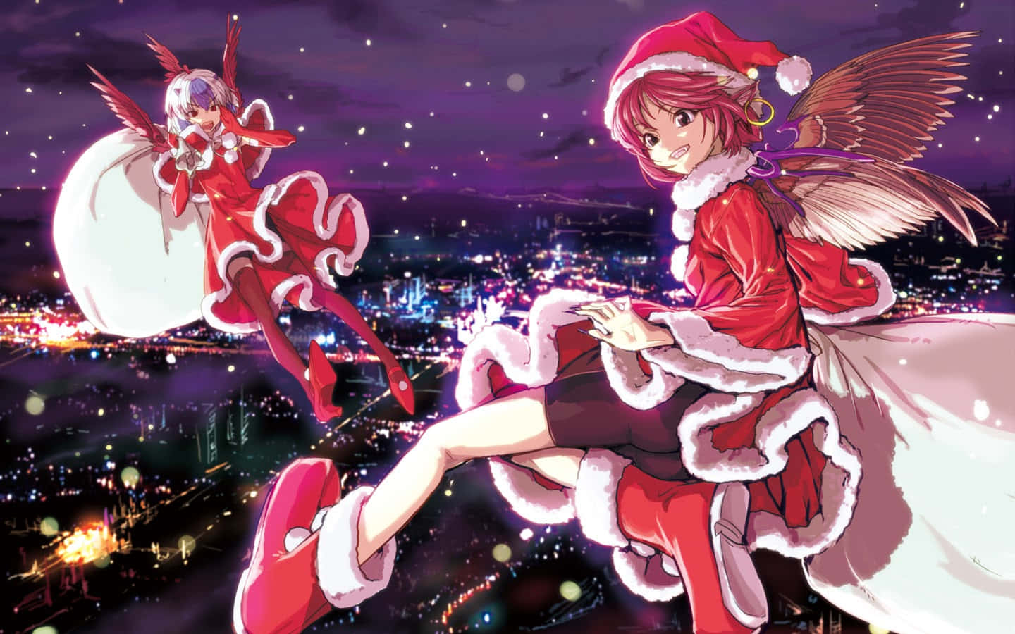 Fejr højtiden med Anime Jul! Wallpapers