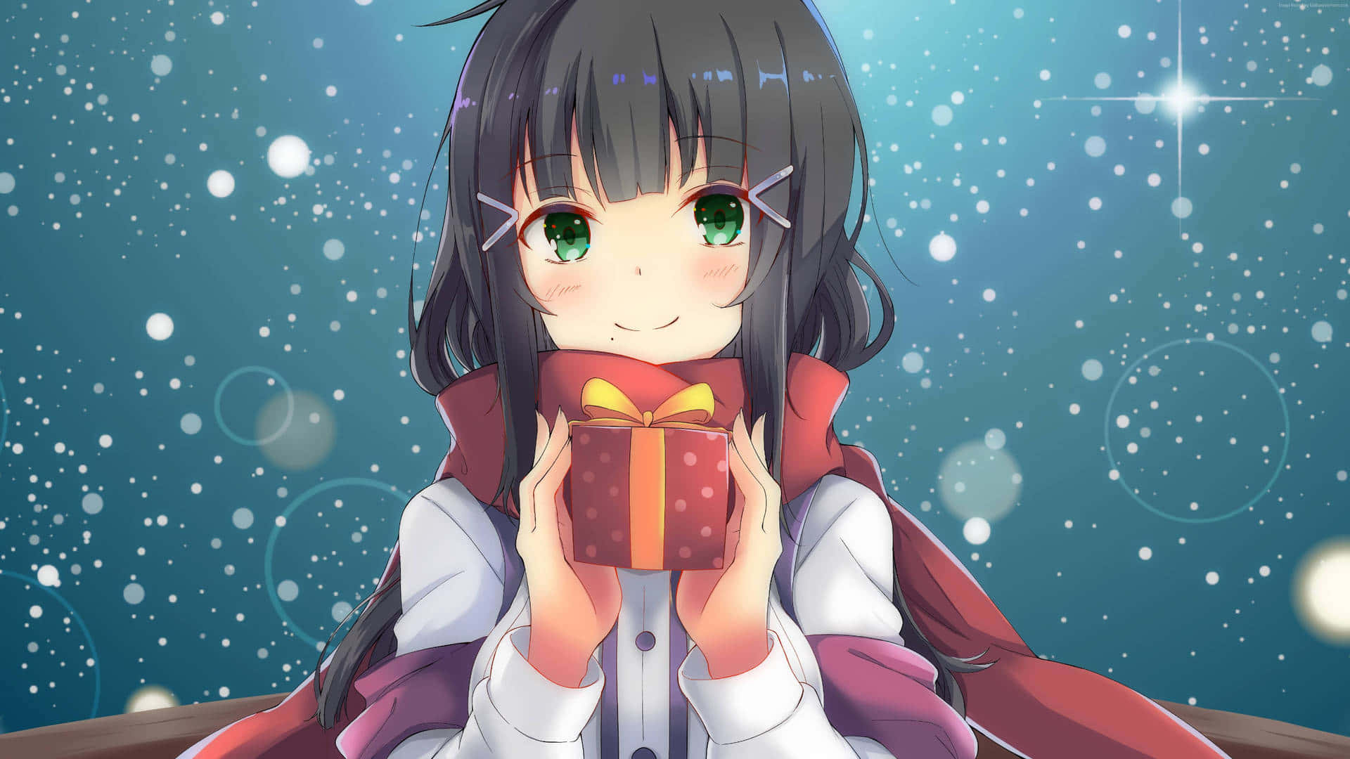 Fejr julen i anime-verdenen Wallpapers