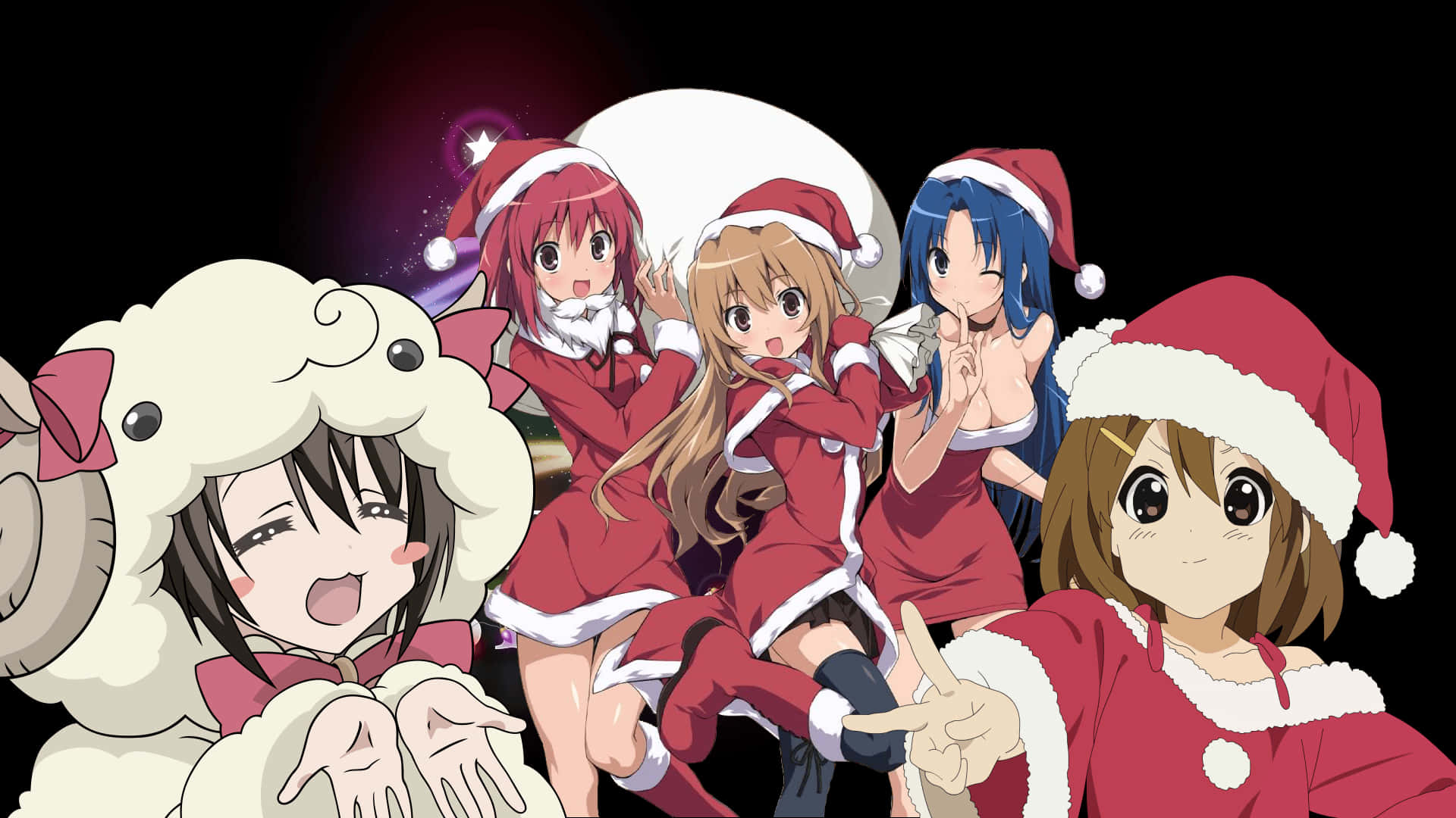 Fejr julen med dine yndlingsanimefigurer! Wallpapers