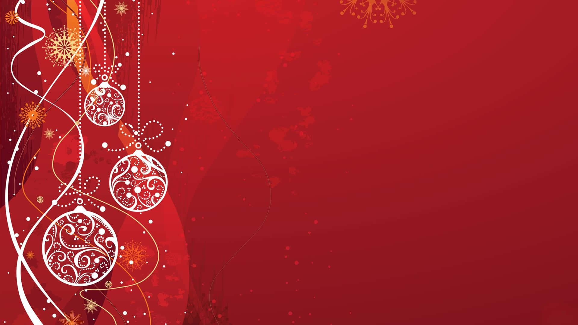 Fejr julen med en levende rød jul Wallpapers