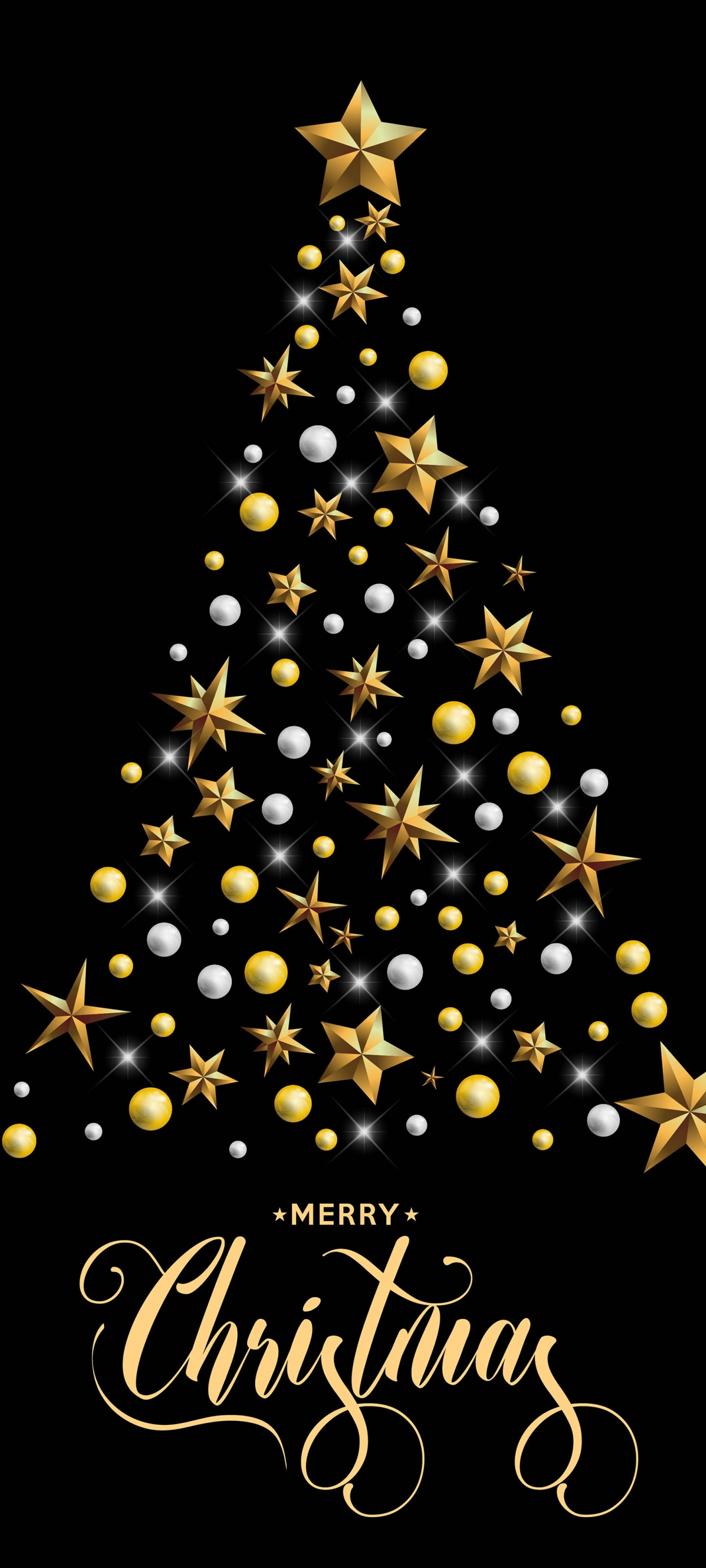 Fejr juletiden med Black Christmas Wallpapers