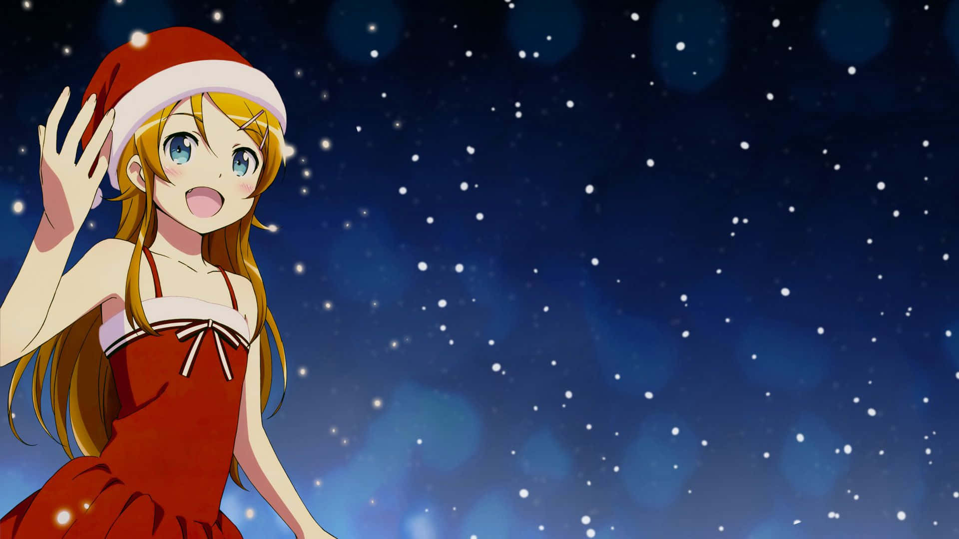 Fejr juletiden med anime-jul Wallpapers