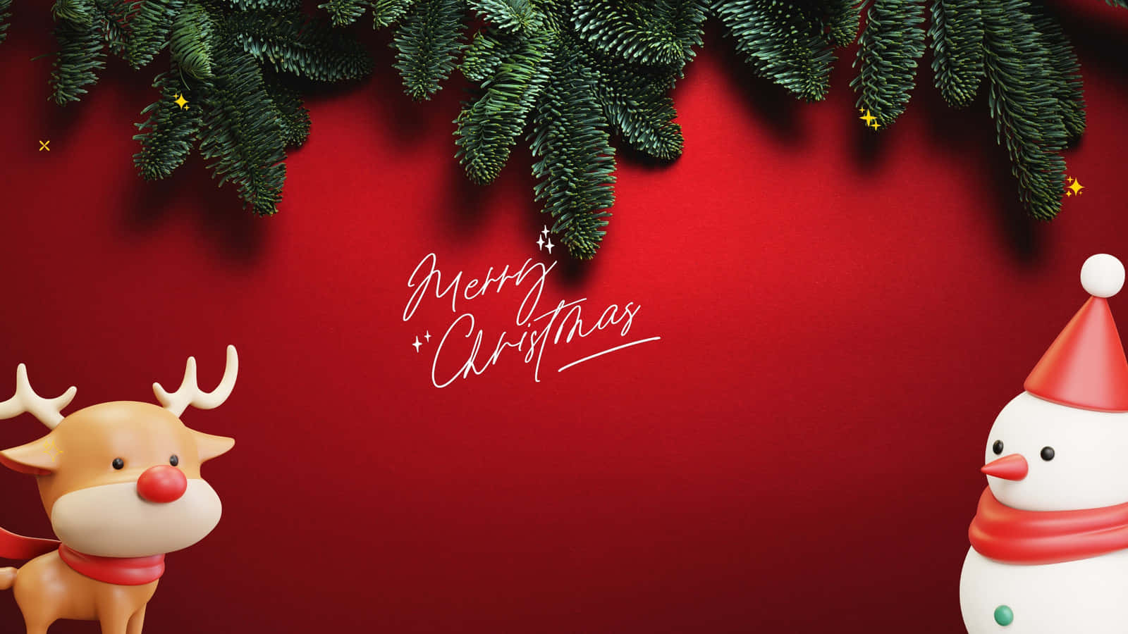 Fejr juletiden med en julebaggrund til skrivebordet Wallpapers
