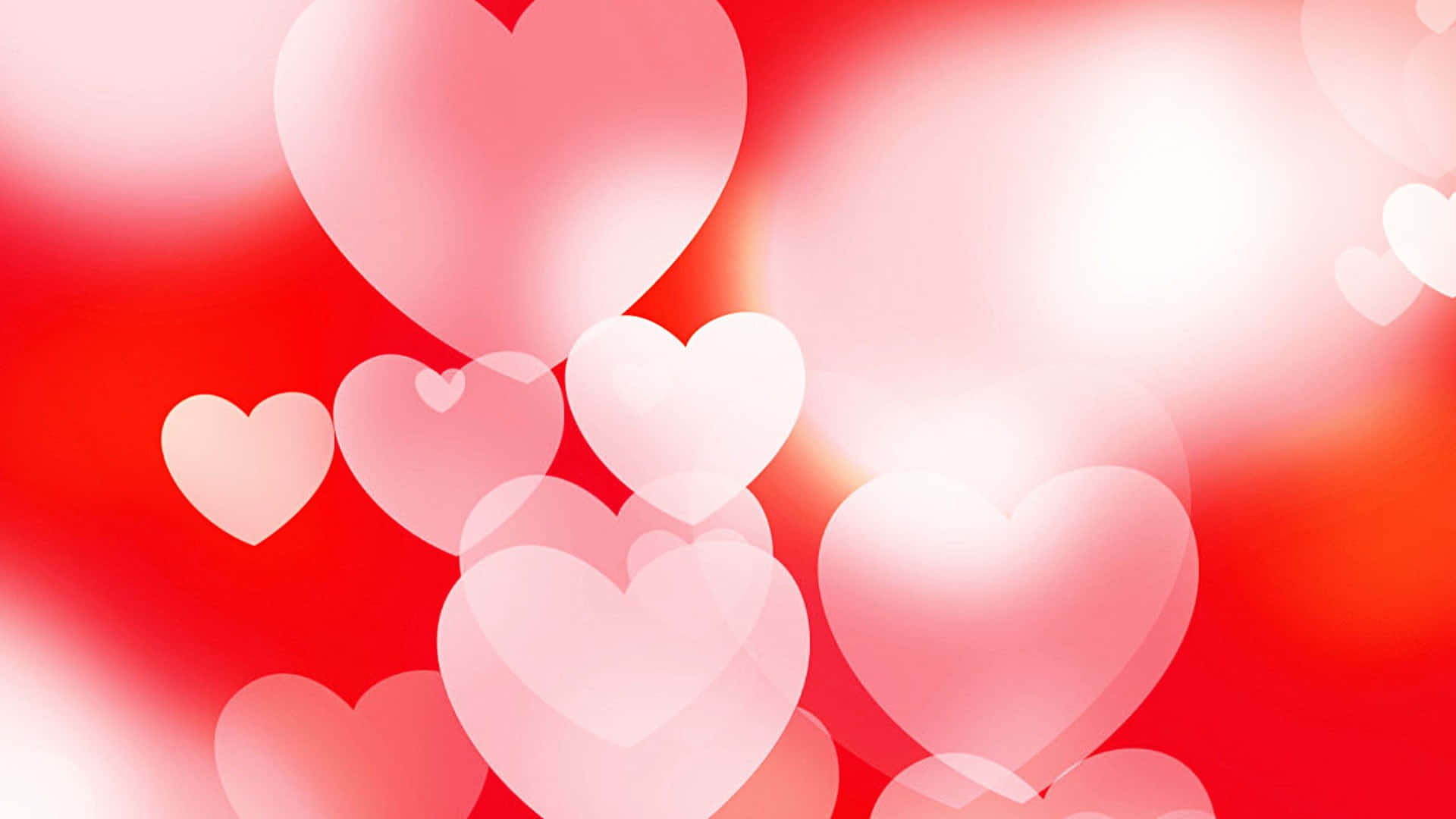 Fejr kærligheden med en smuk hjertebaggrund Wallpapers