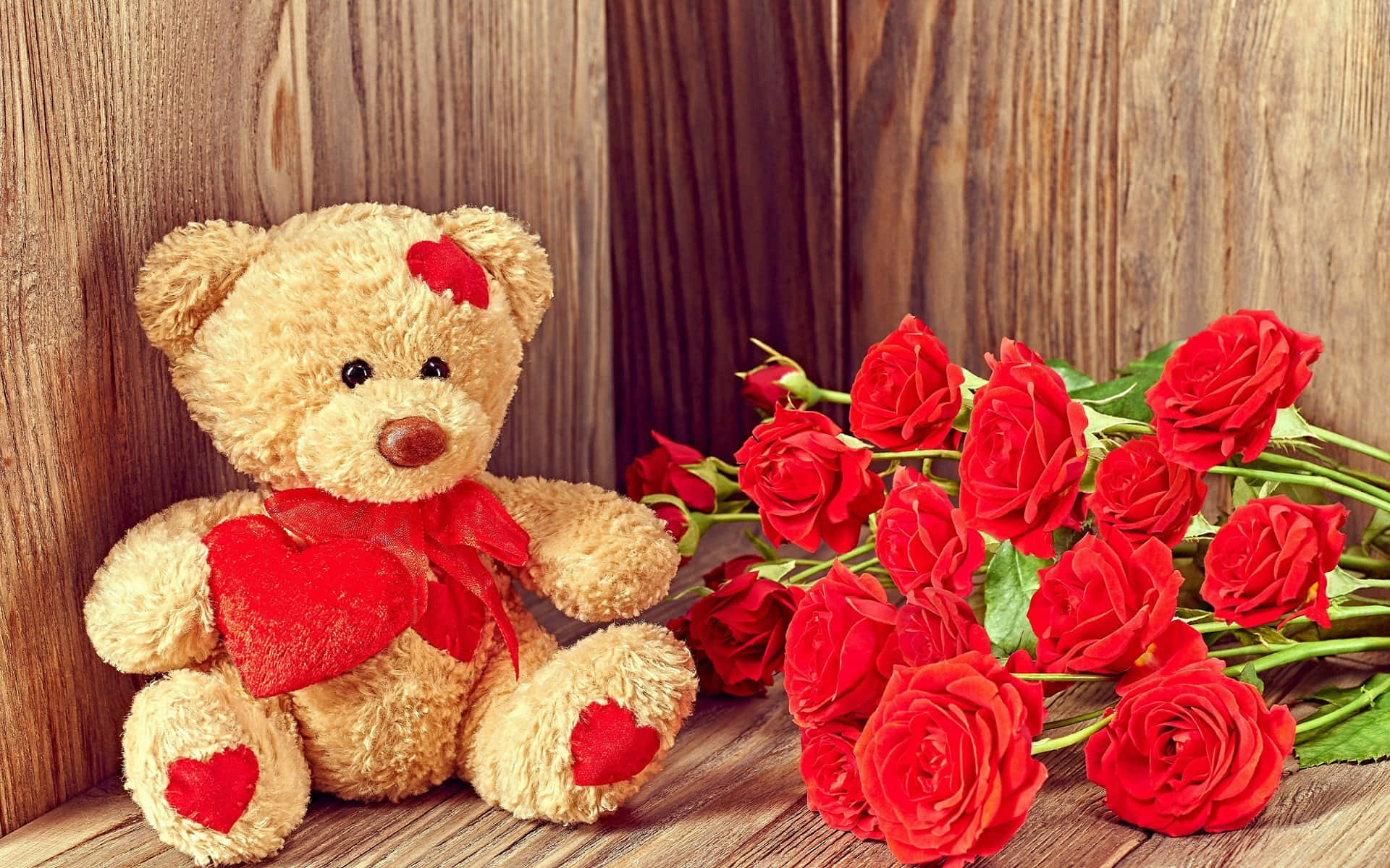 Fejr Valentinsdag med kærlighed og nuttet sødme! Wallpapers
