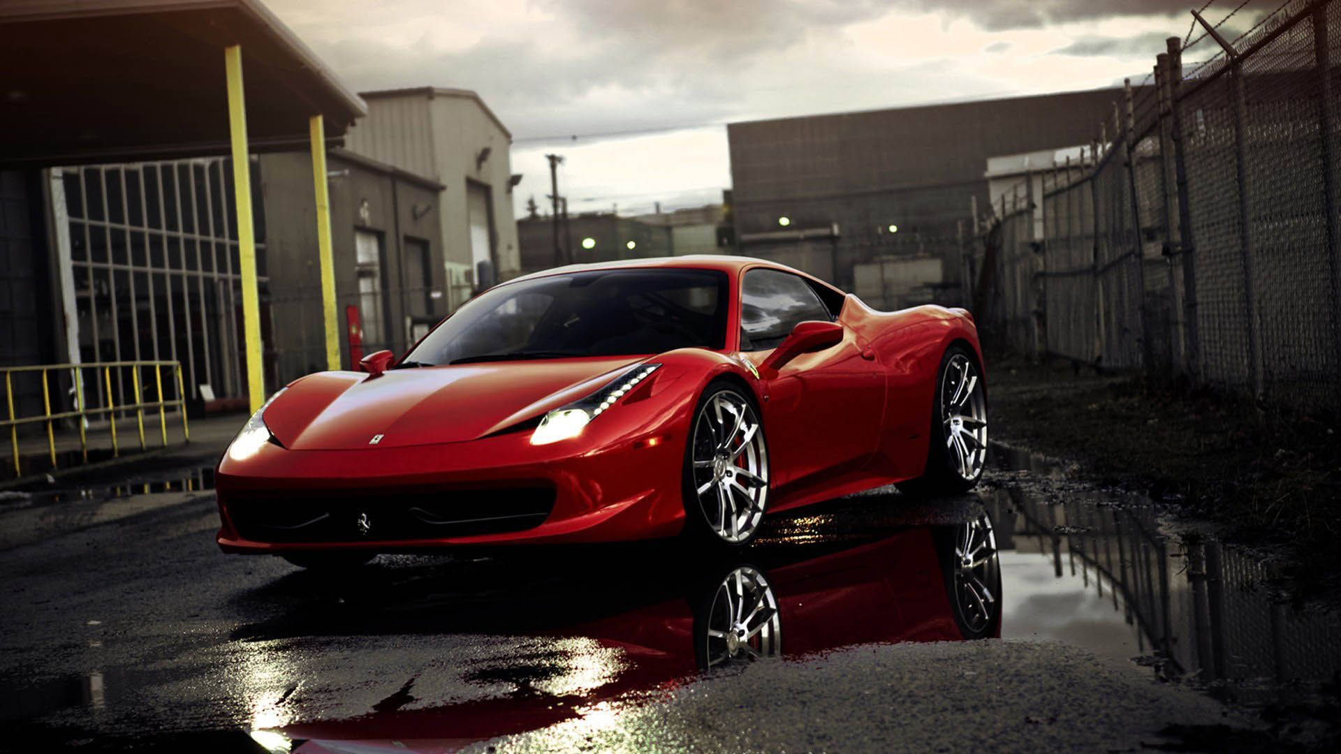 Ferrari 458 Rosso Corsa 1920x1080 Wallpapers