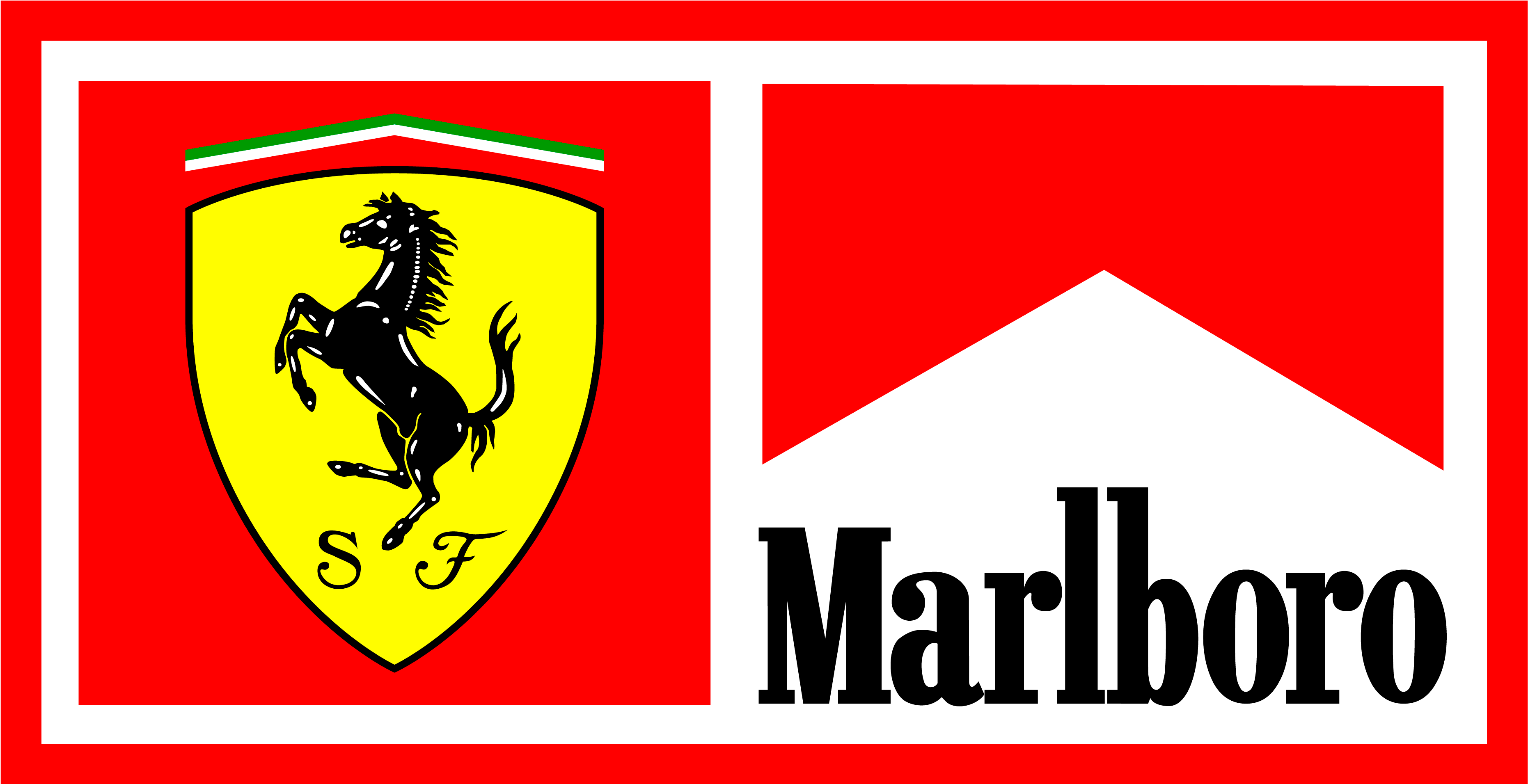 Ferrari- og Marlboro-logoer Wallpapers