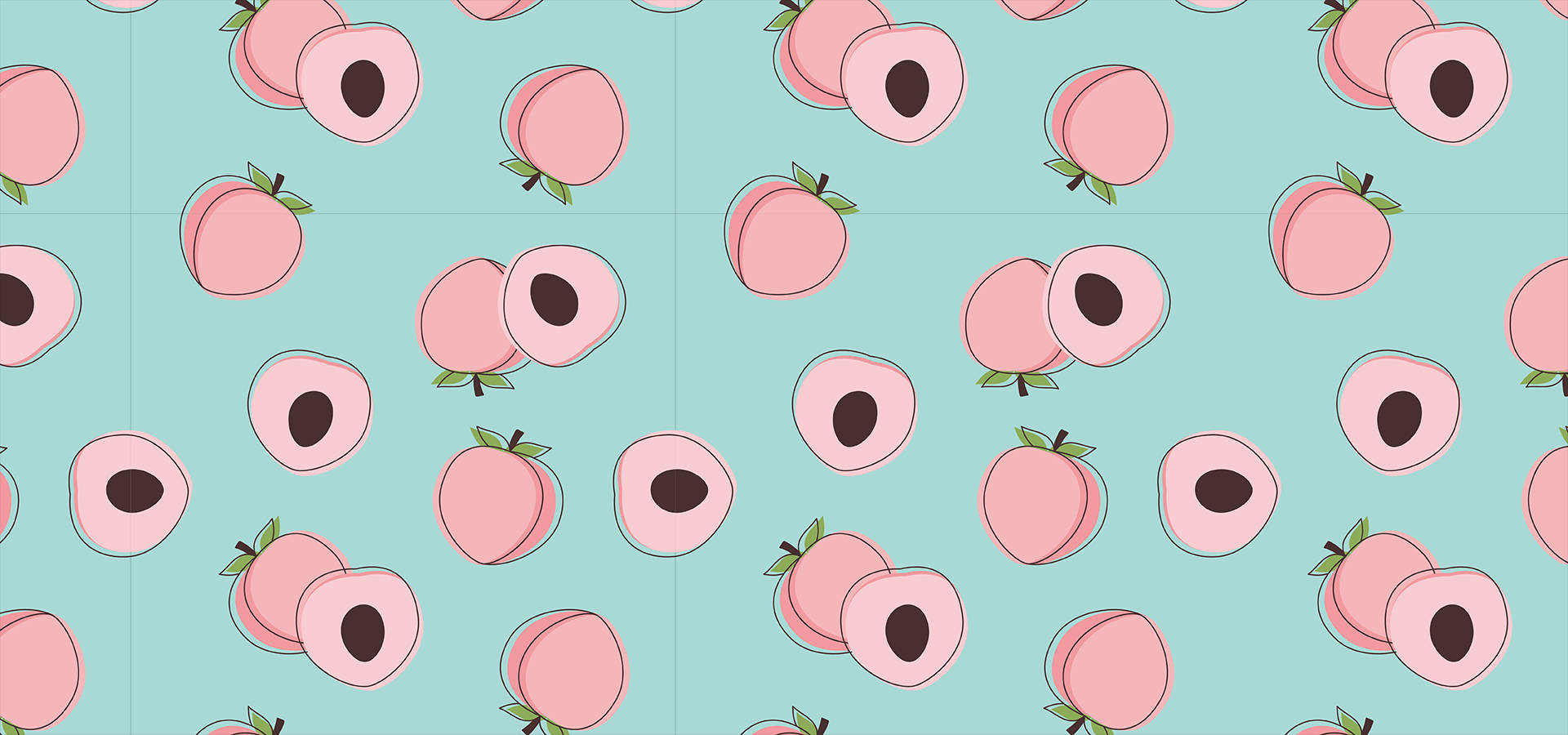 Ferskenfin elegance til din bærbare Wallpapers