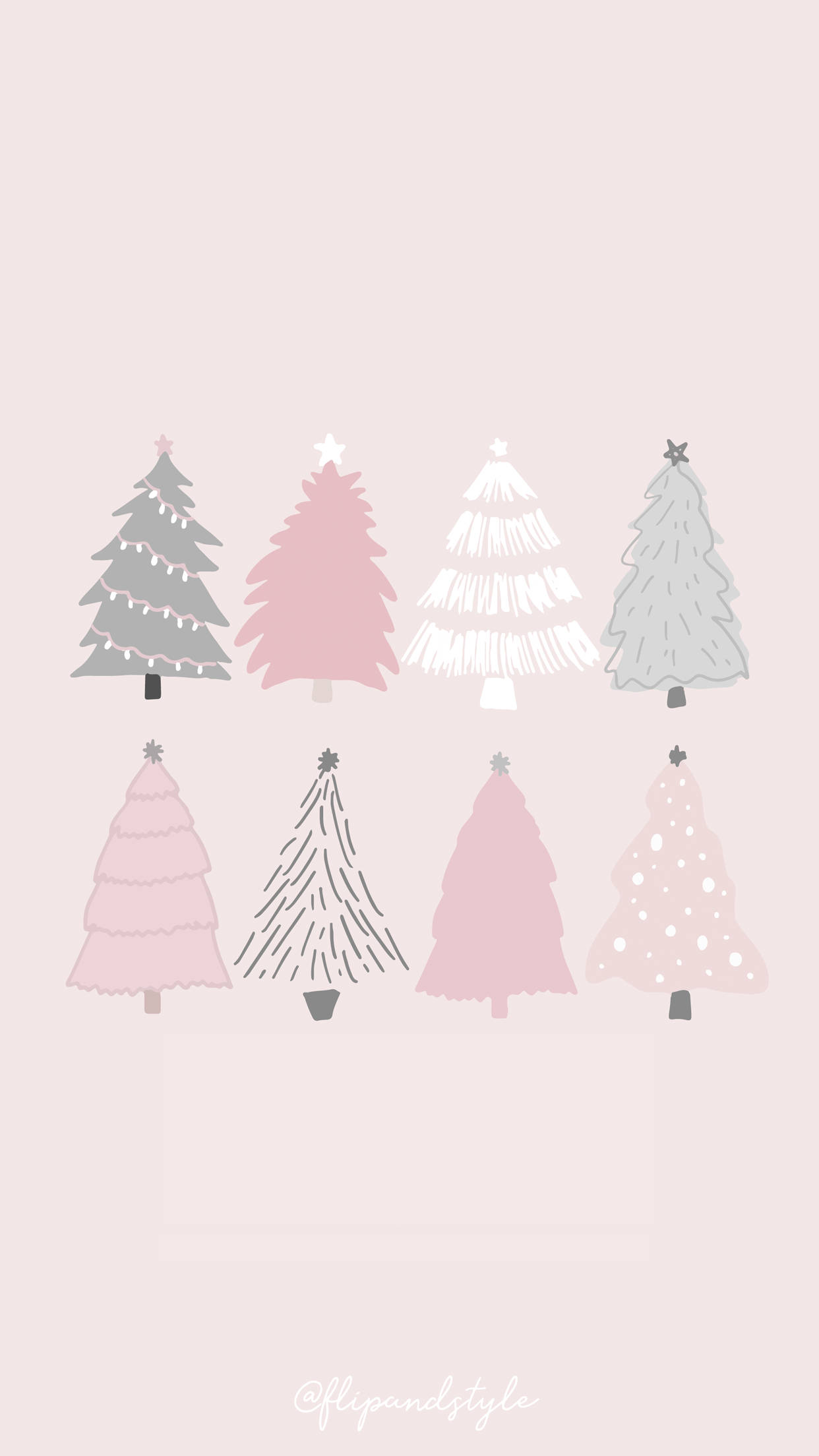 Festlig elegance med preppy juletema Wallpapers