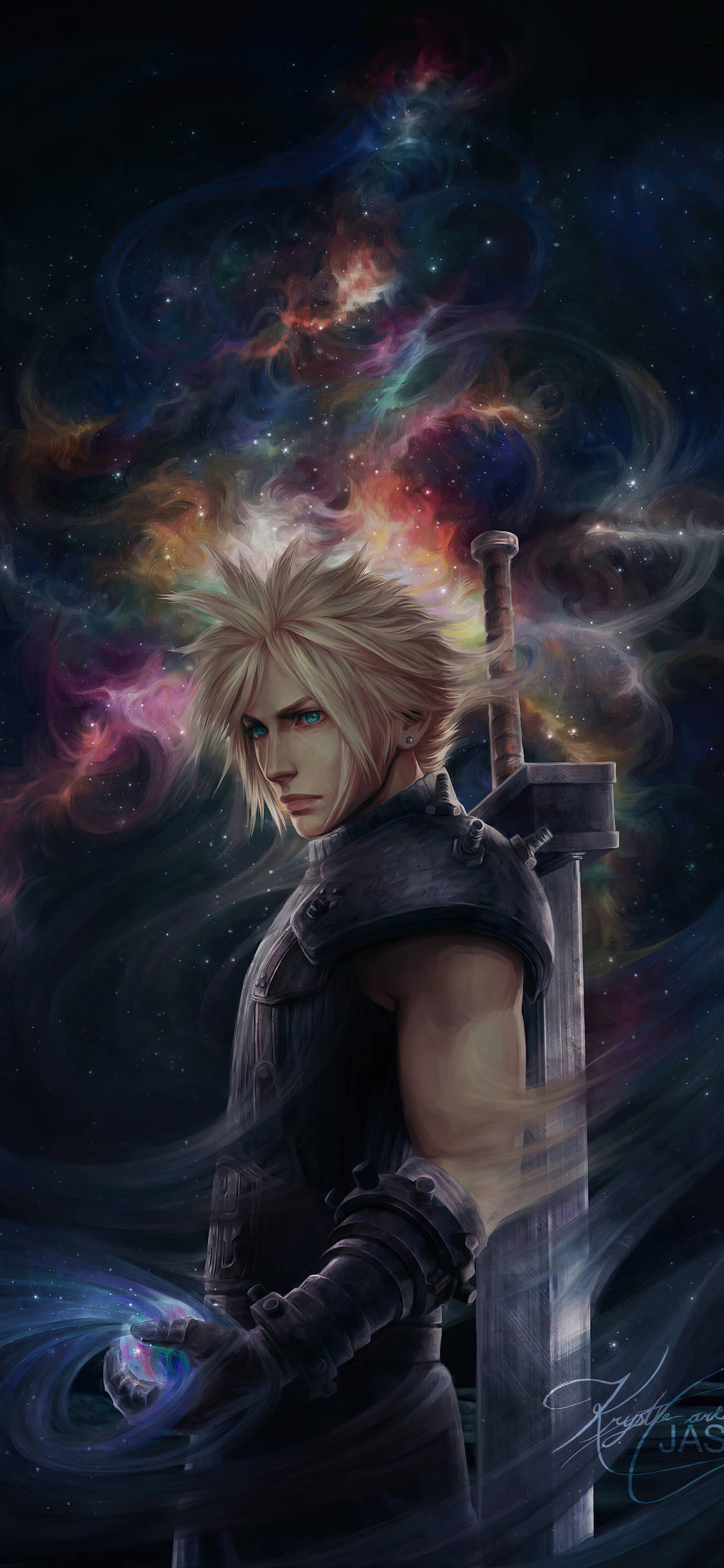 Final Fantasy iPhone Cloud Strife Wallpapers