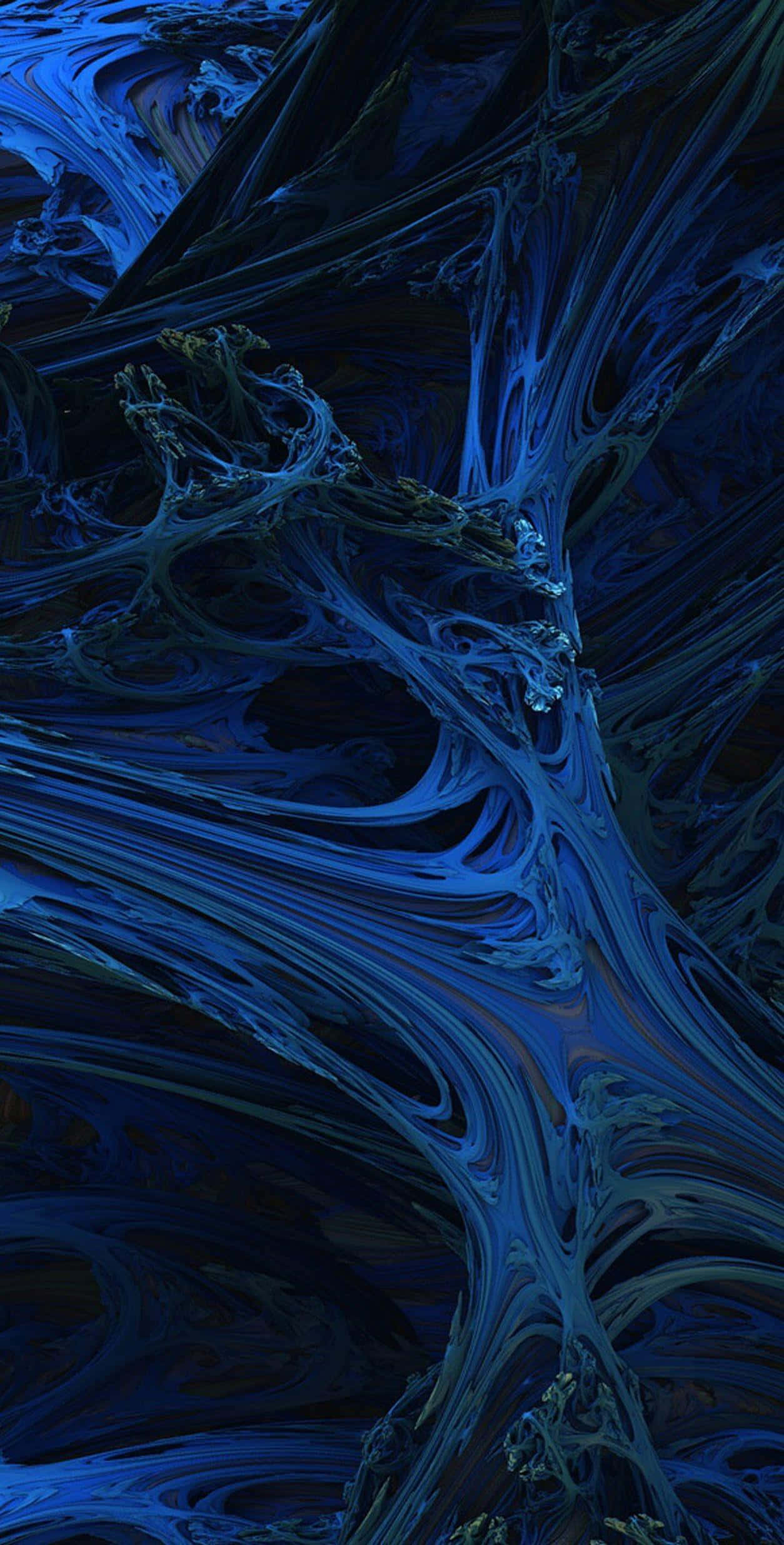Find Balance i det Mørkeblå Wallpapers
