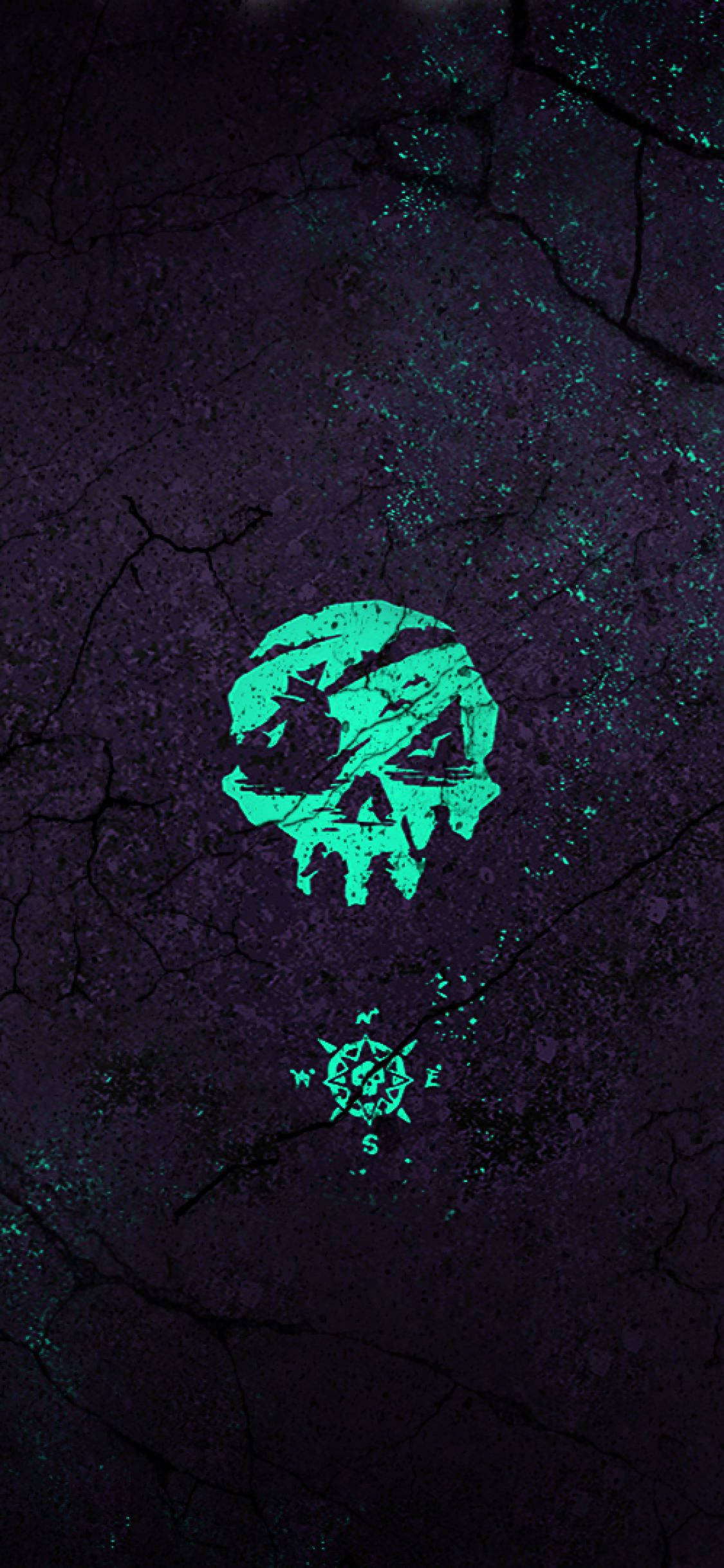 Find din vej blandt Sea of Thieves med kranie- og kompaslogoet. Wallpapers