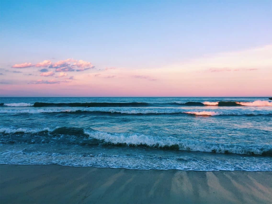 Find ro ved den æstetiske strand Wallpapers