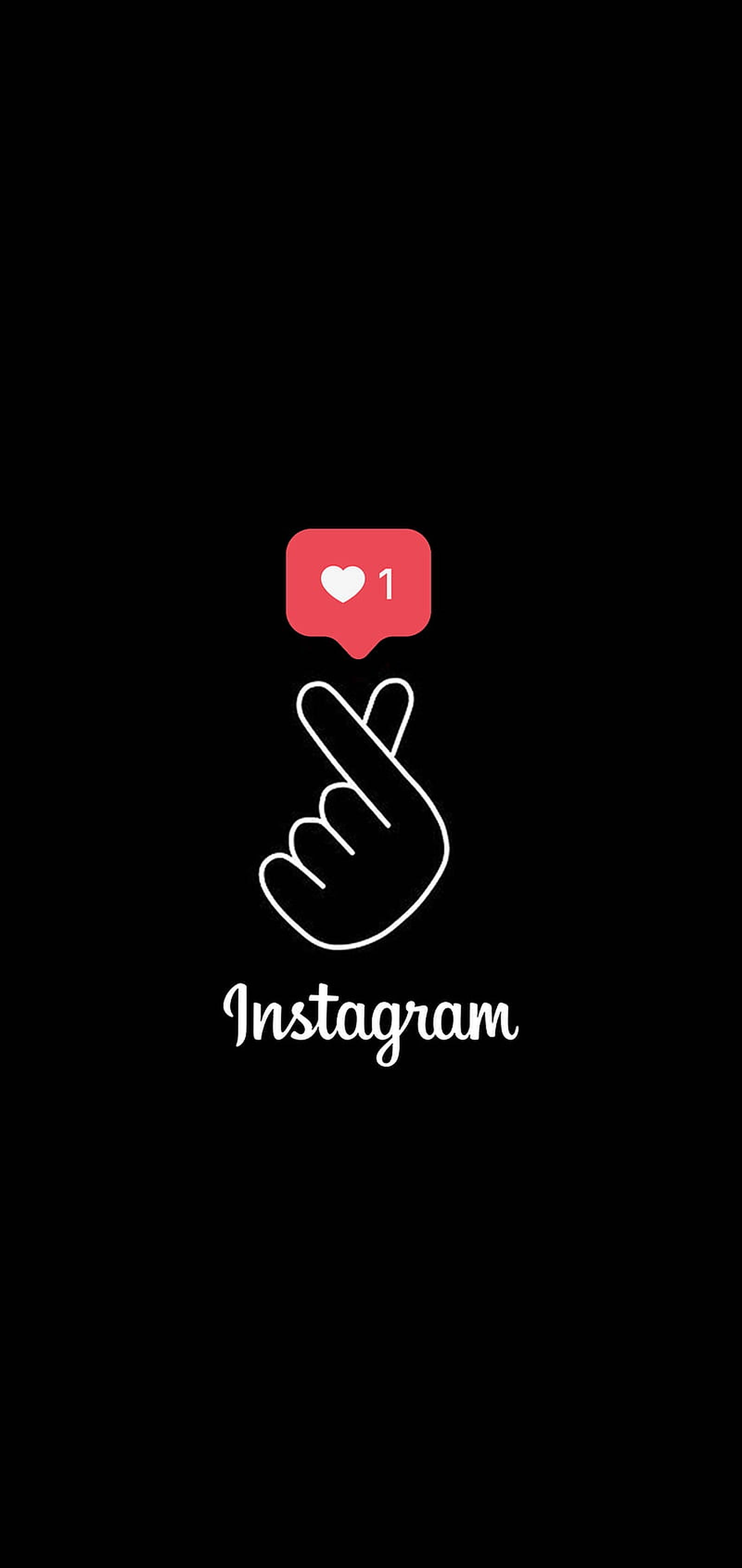 Fingerhjerte Instagram Kunst Wallpapers