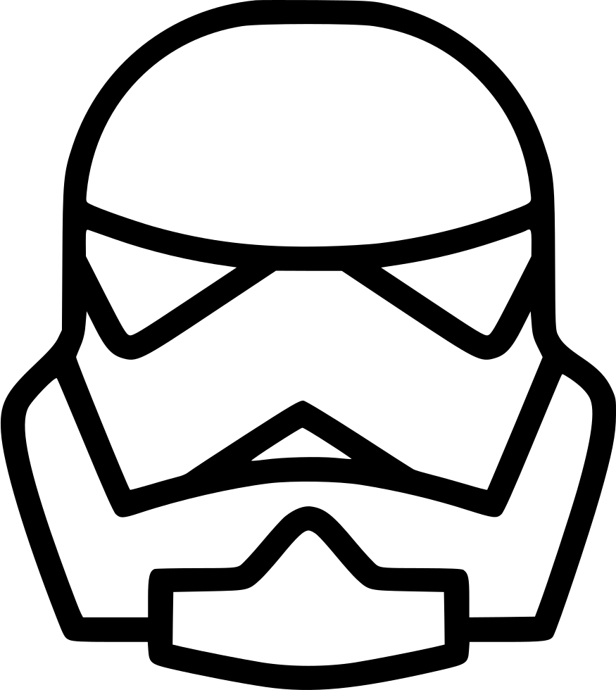 First Order Stormtrooper-hjelm silhuet Wallpapers