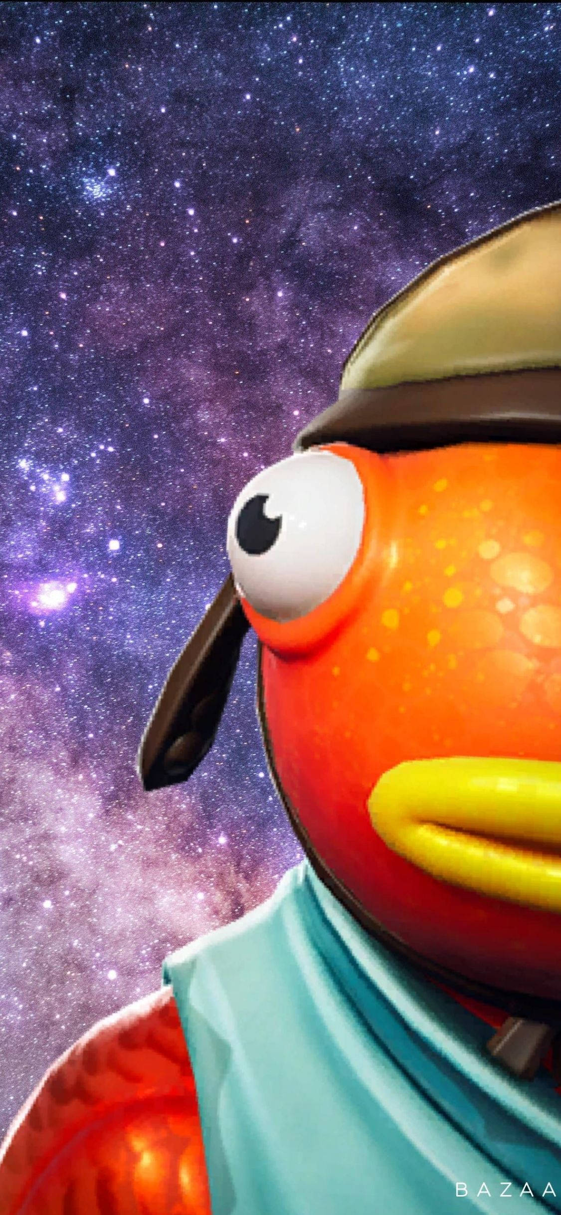 Fishstick Fortnite halvt ansigt galakse Wallpapers