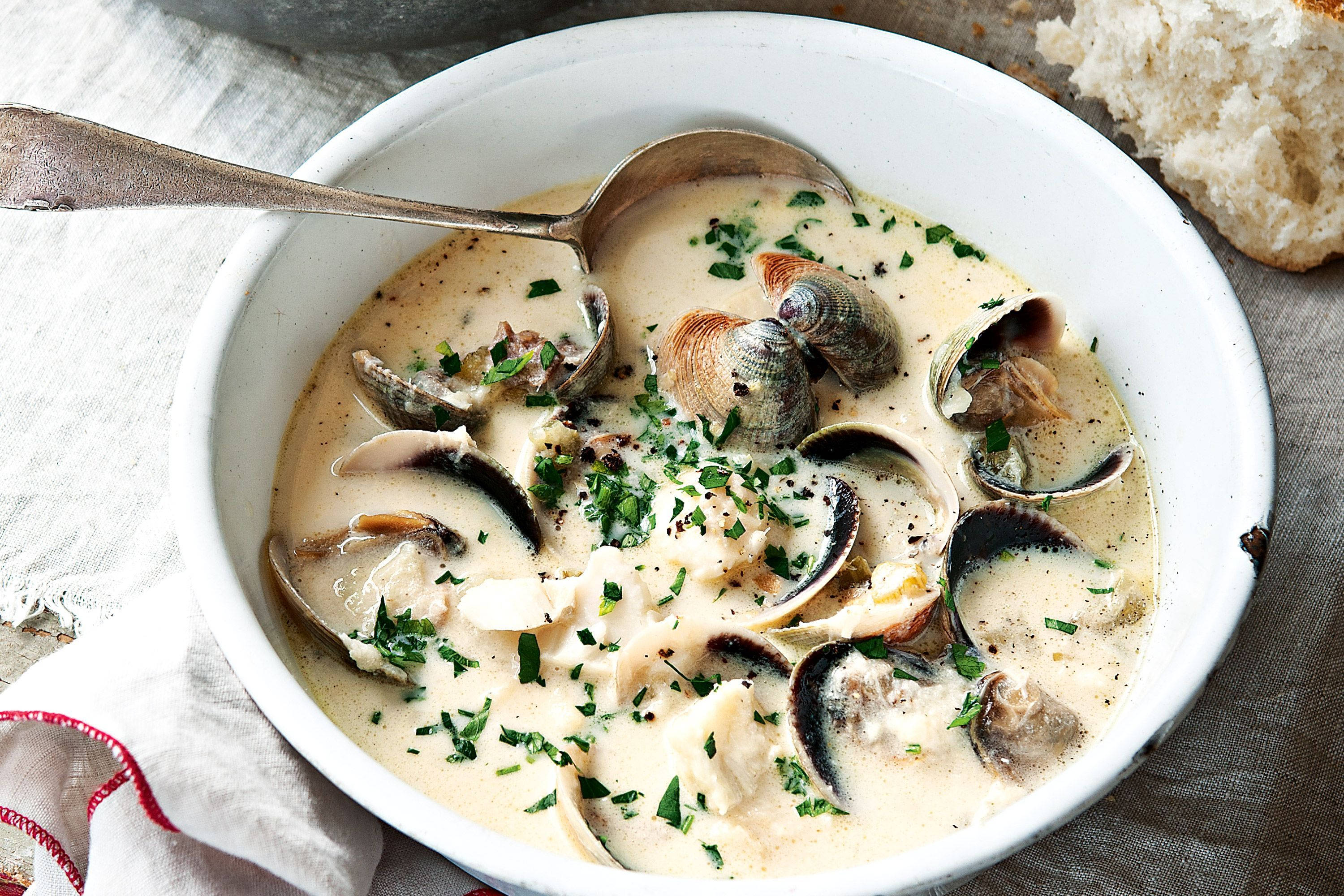 Fisk og muslingesuppe Wallpapers
