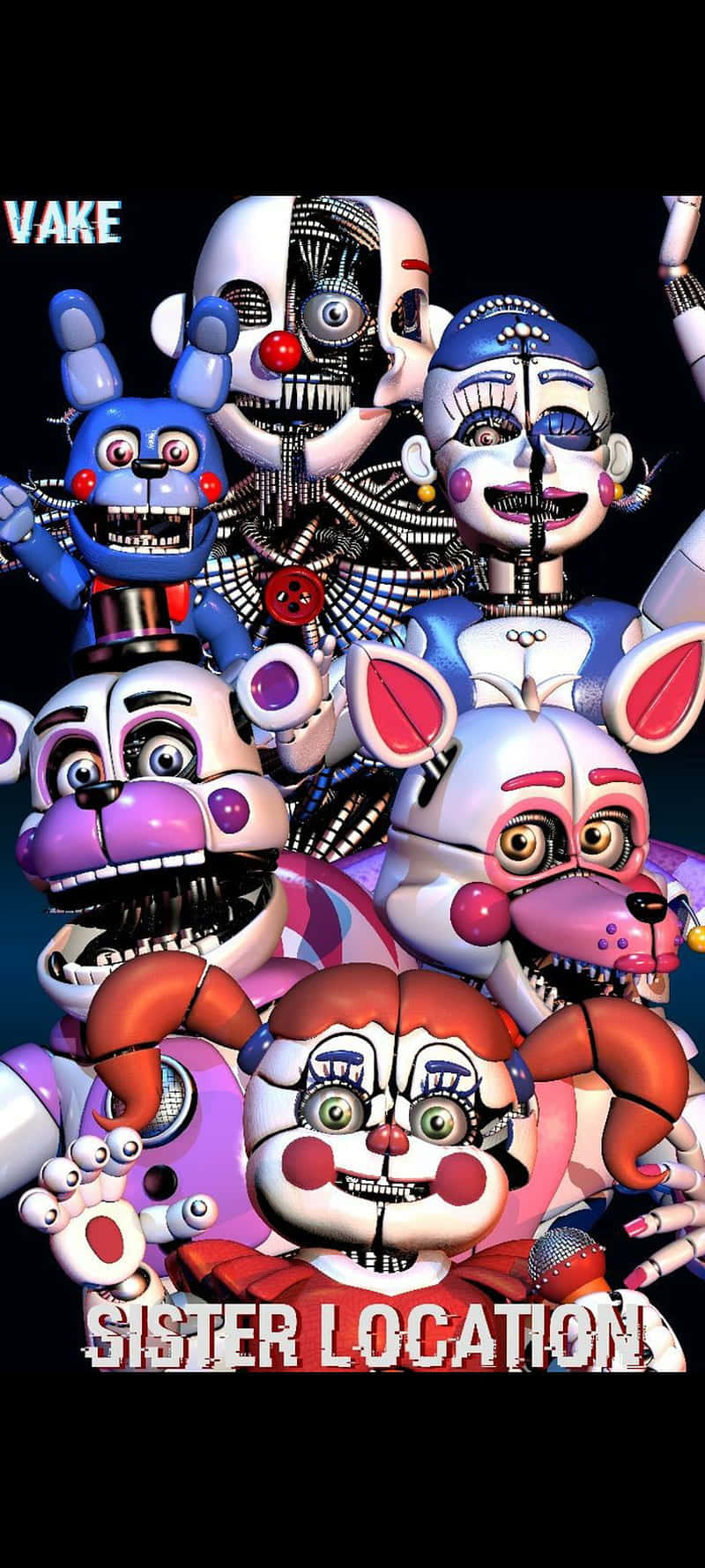 Five Nights at Freddy's: Sister Location Smiler Bredt Wallpapers