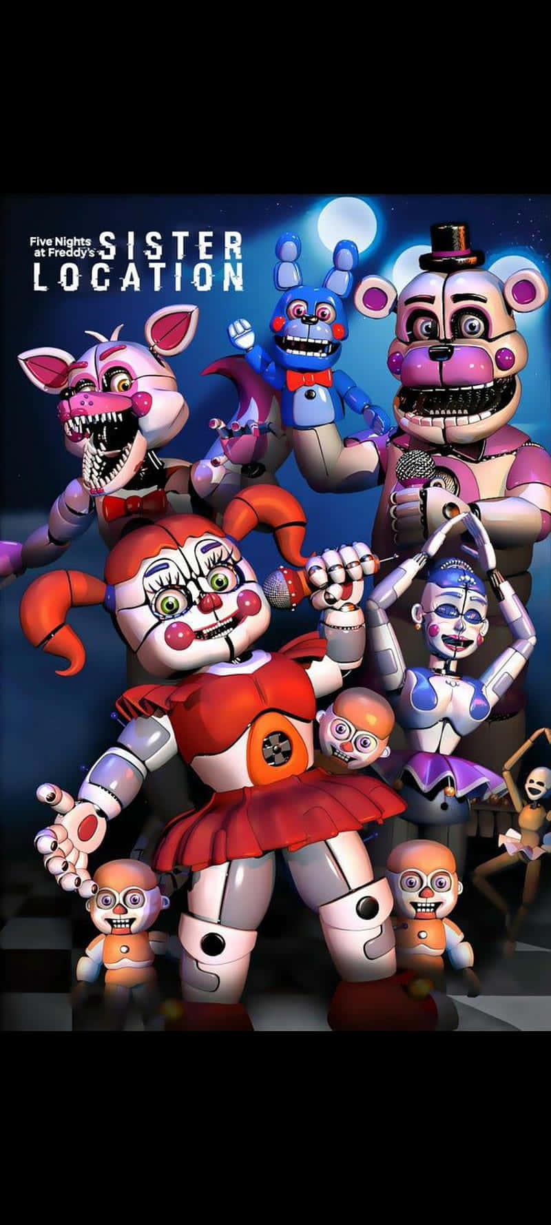 Five Nights at Freddy's: Sister Location Til Telefon Wallpapers