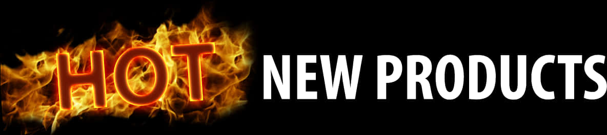 Flammende nye produkter banner Wallpapers