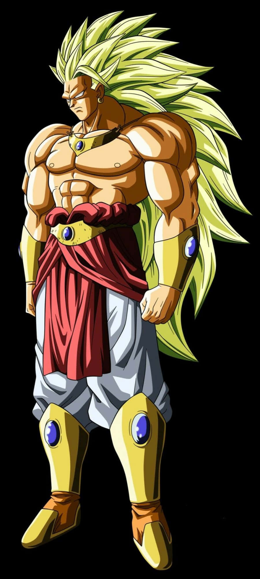 Følg Goku og Vegeta, når de tager kampen op mod en farlig ny fjende i Dragon Ball Super Broly Wallpapers
