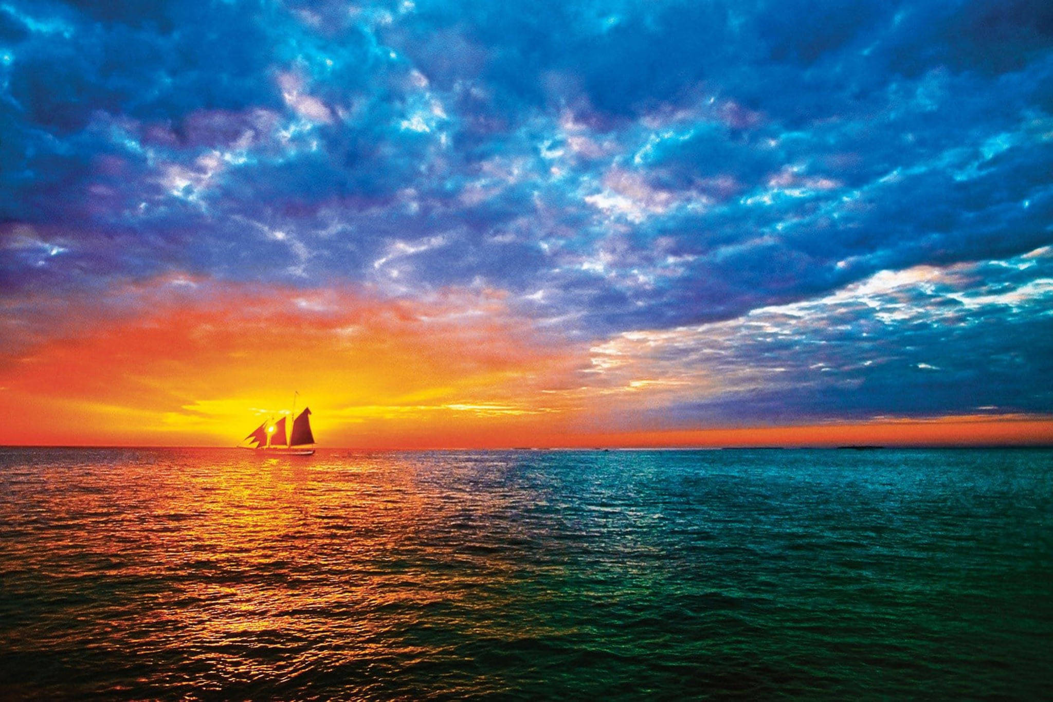 Florida Key smuk solnedgang Wallpapers