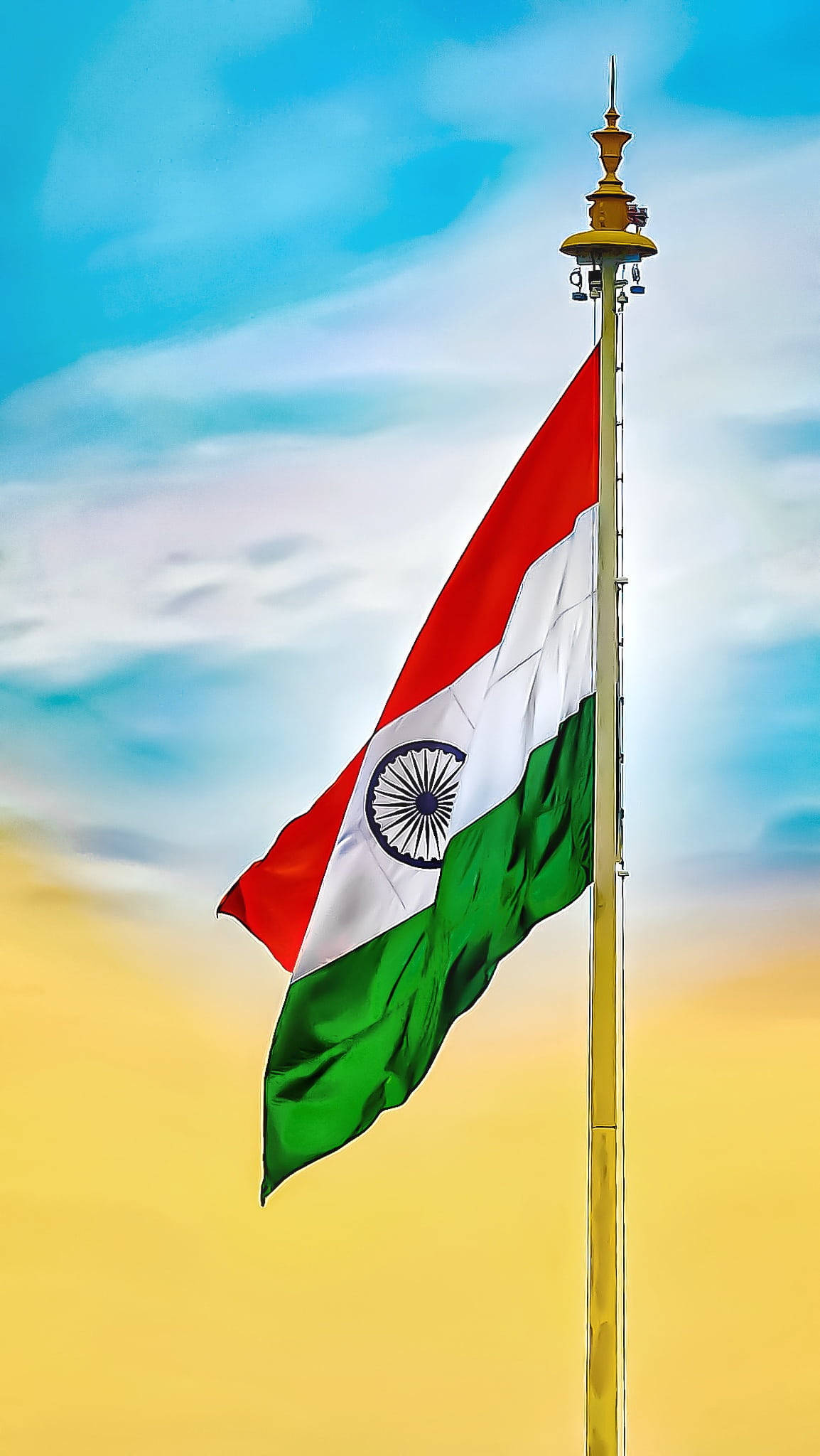 Flot indisk flag mobil Wallpapers
