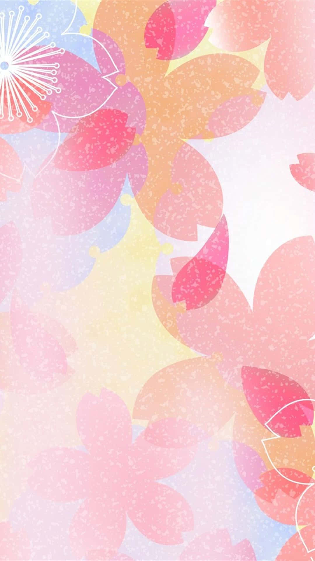 Flot skærmbillede af en sølv iPhone 8 Wallpapers