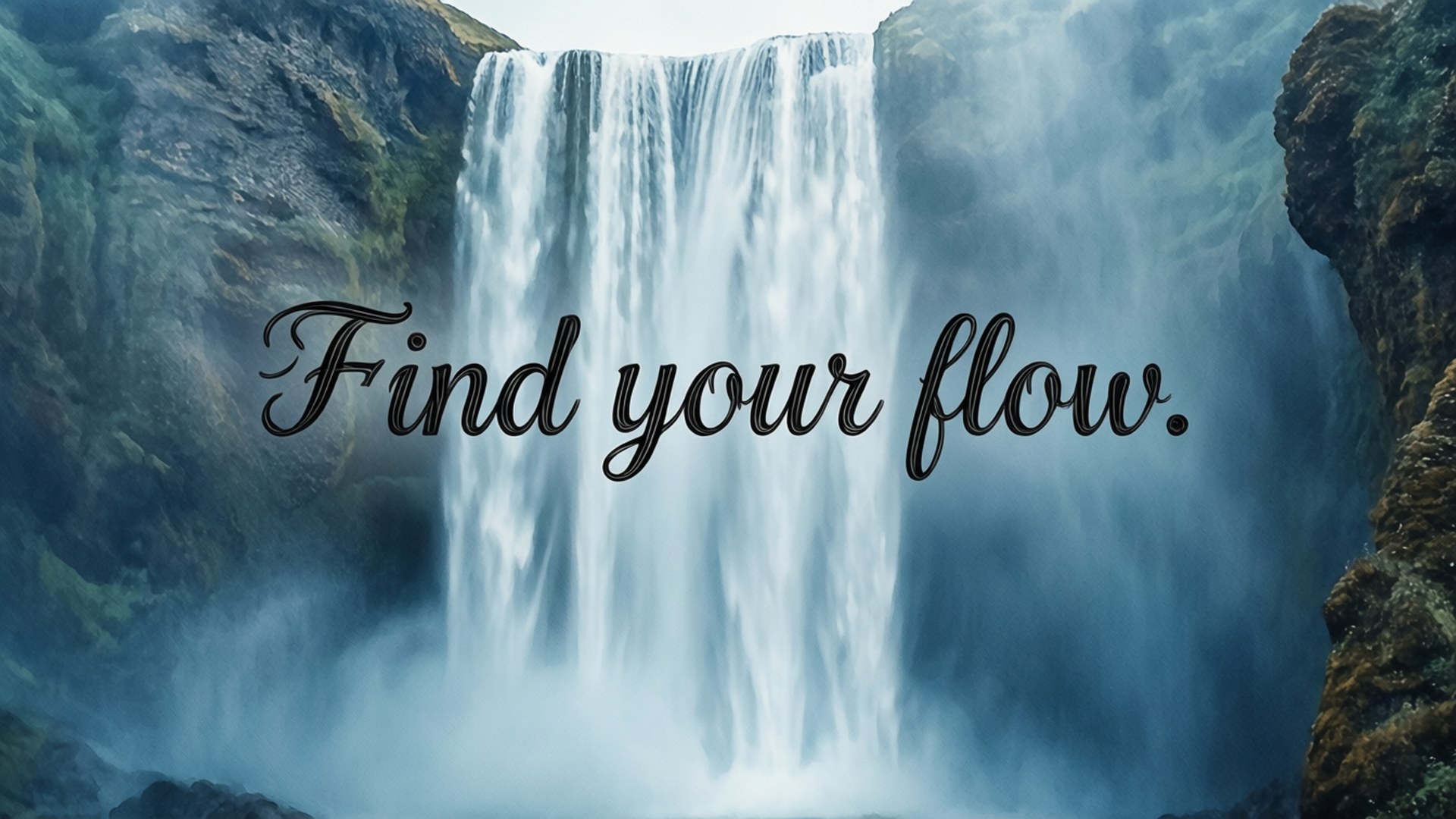 Flow Citat Vandfald Wallpapers