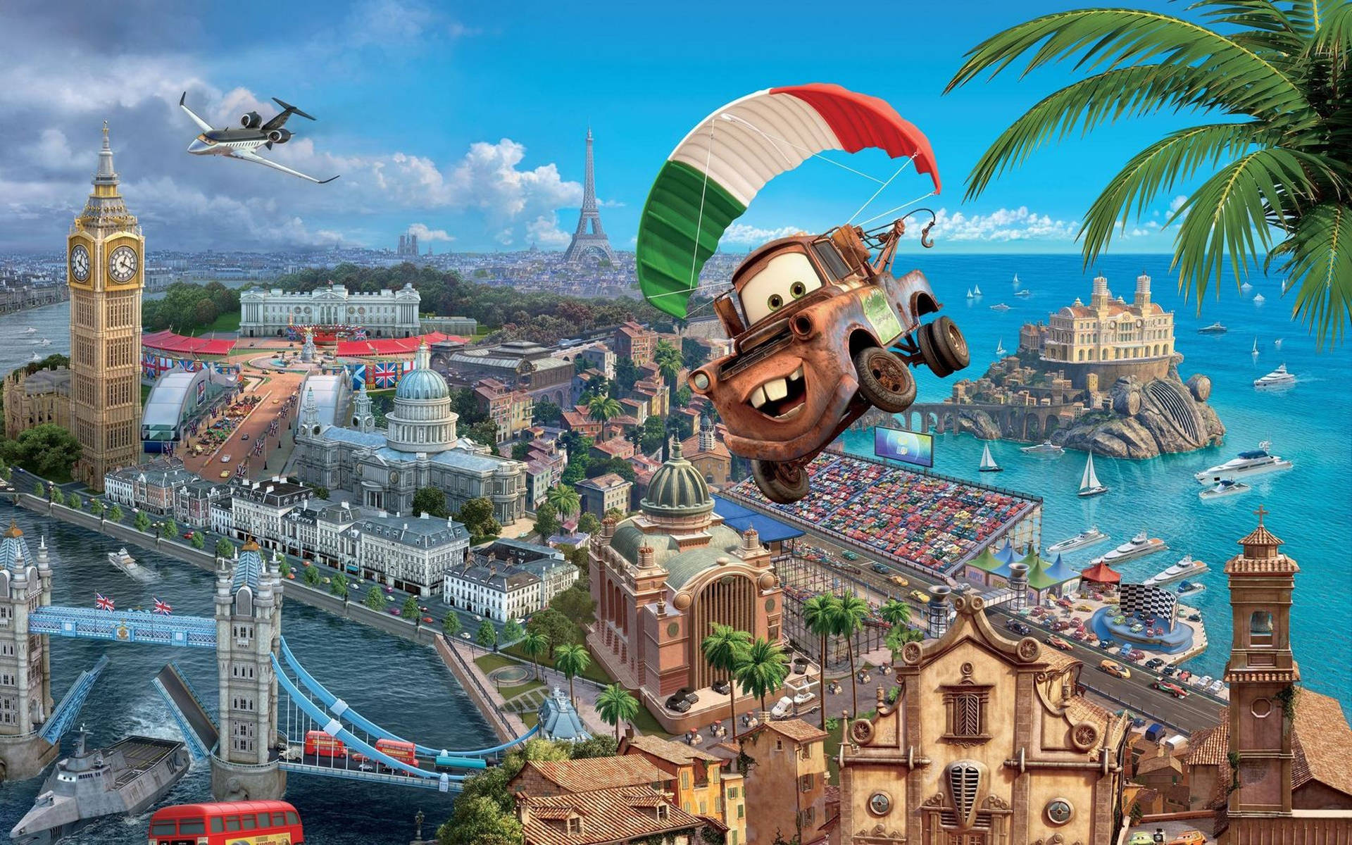 Flyvende Mater Biler 2 Wallpapers