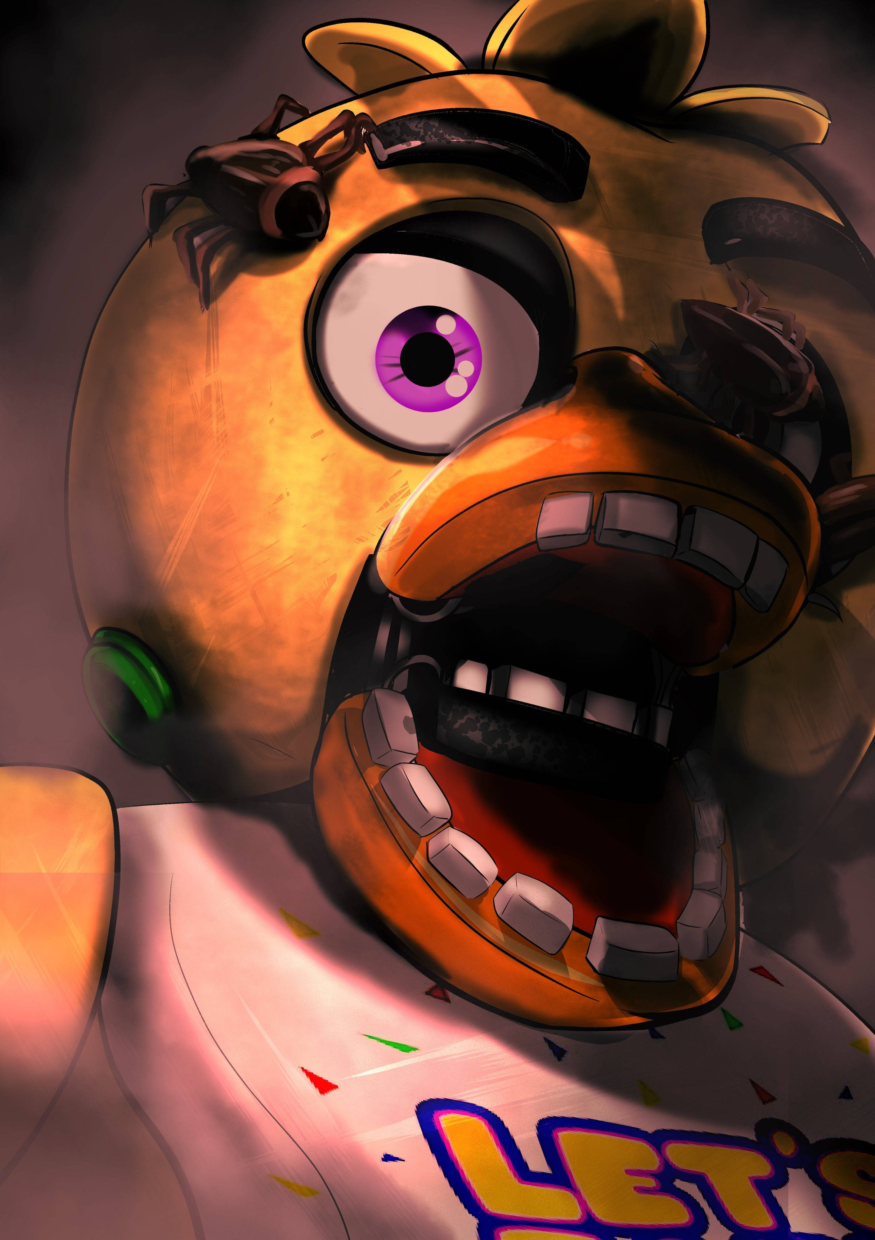 FNAF Chica Digital Art Wallpapers