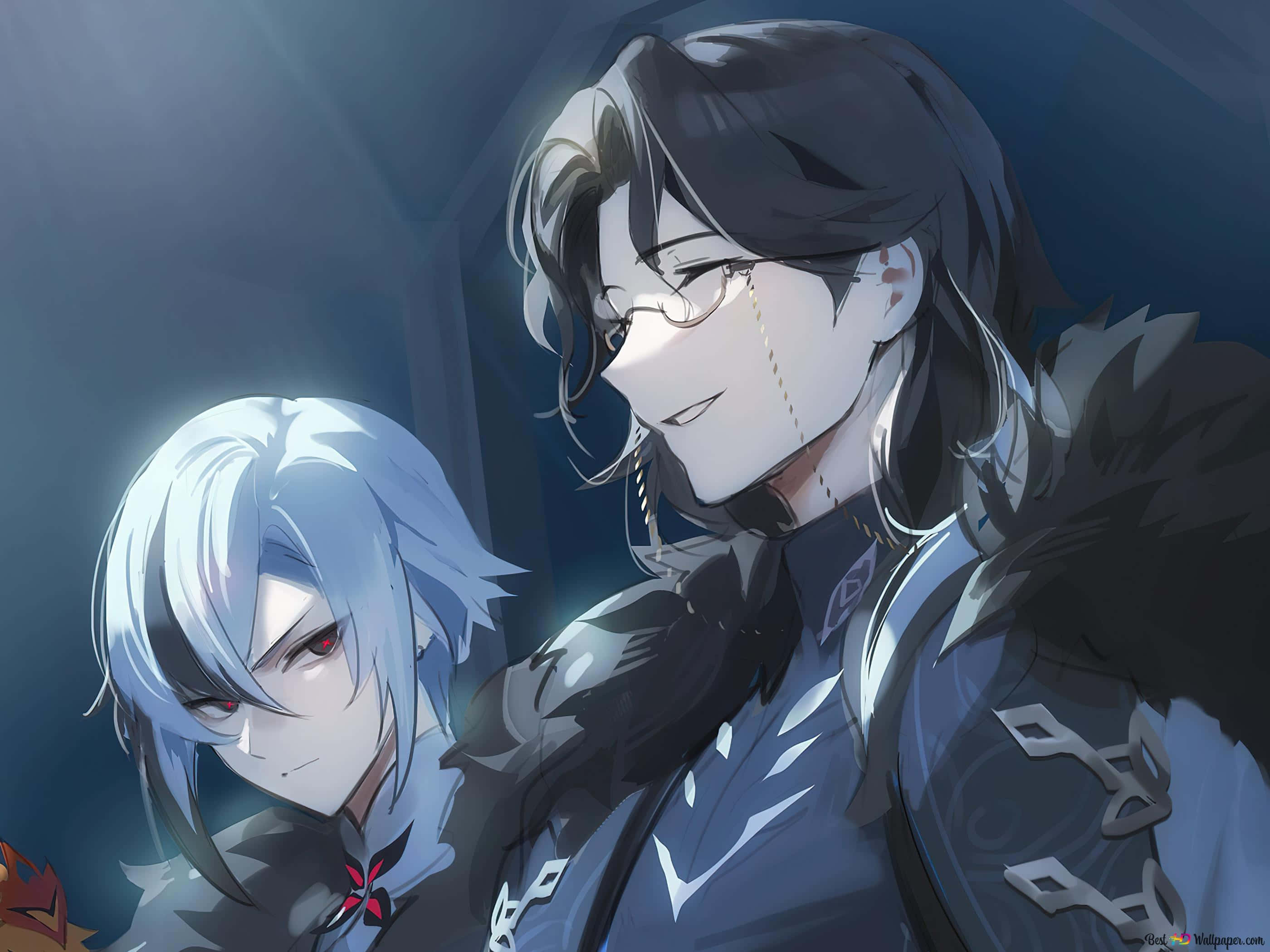 Fængslende Animekarakter i Genshin Impact Wallpapers