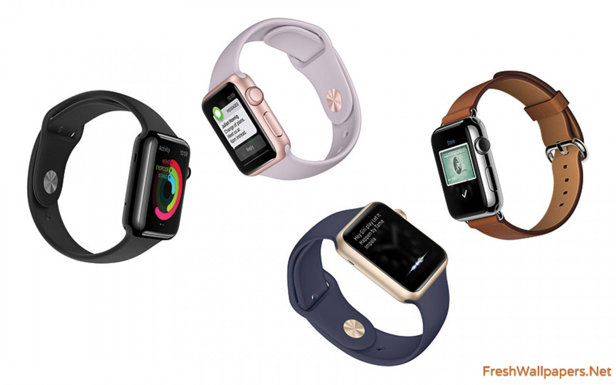Fængslende Apple Watch på udstilling Wallpapers