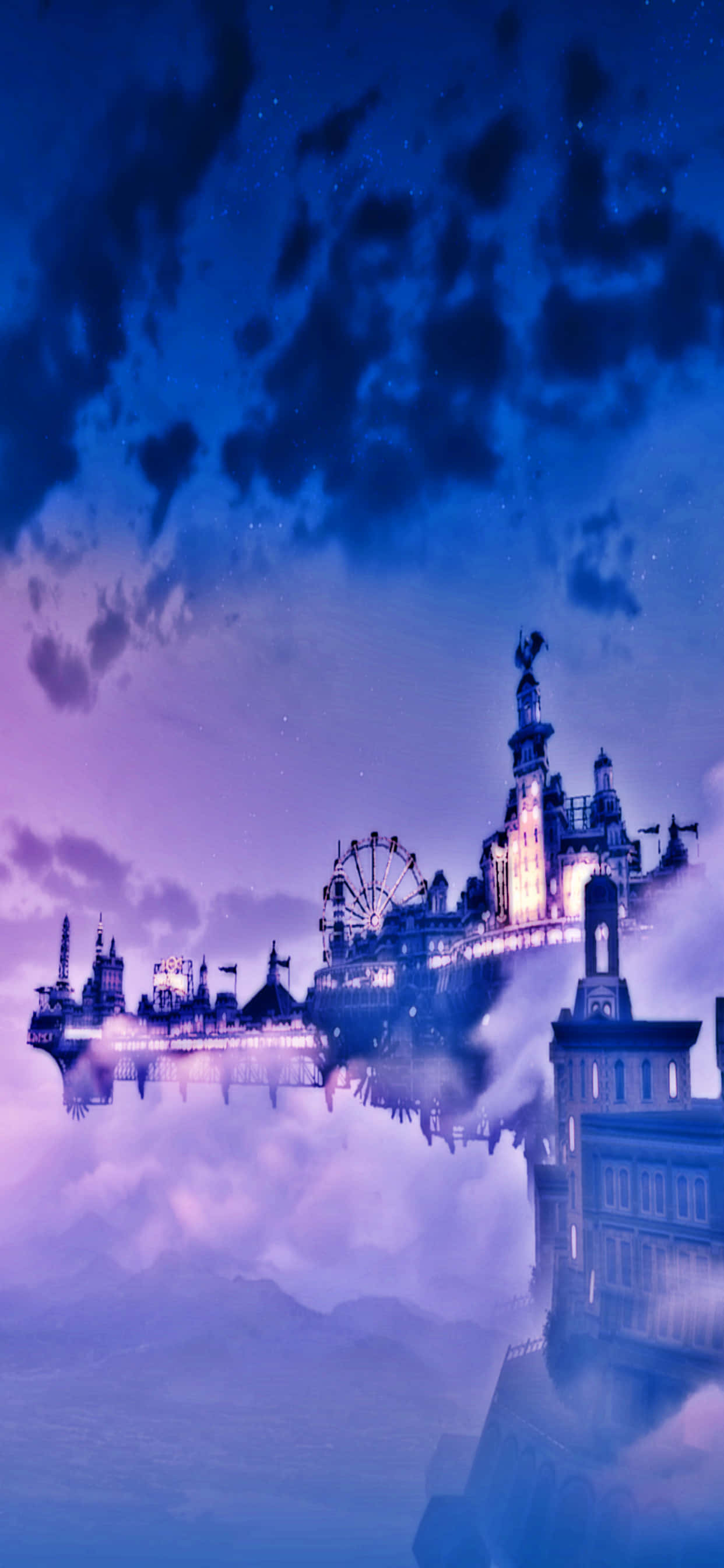 Fængslende Bioshock Infinite Baggrundsvisning til iPhone XS Max Wallpapers