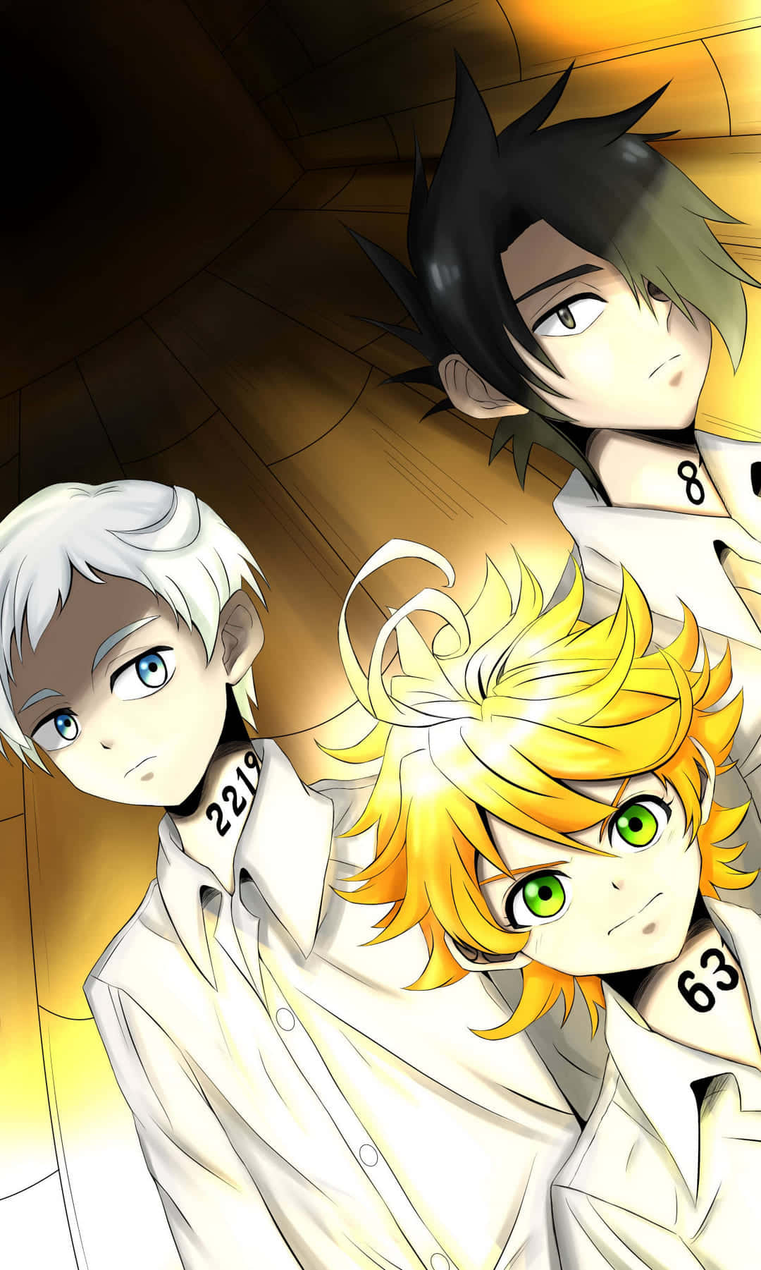 Fængslende kunstværk fra The Promised Neverland Wallpapers