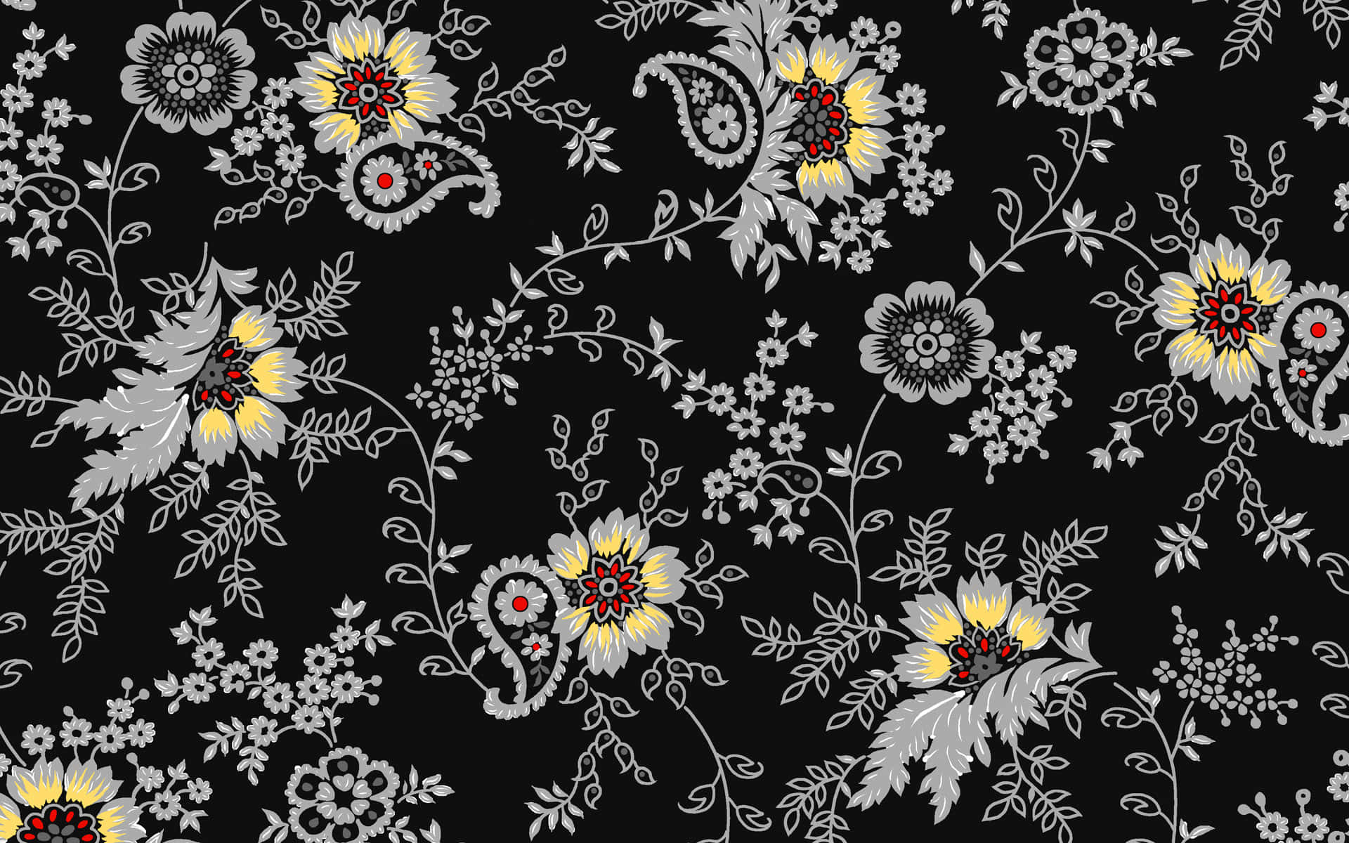 Fængslende mørk blomsterbaggrund Wallpapers