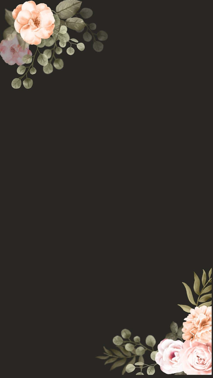 Fængslende mørk blomsterbaggrund Wallpapers