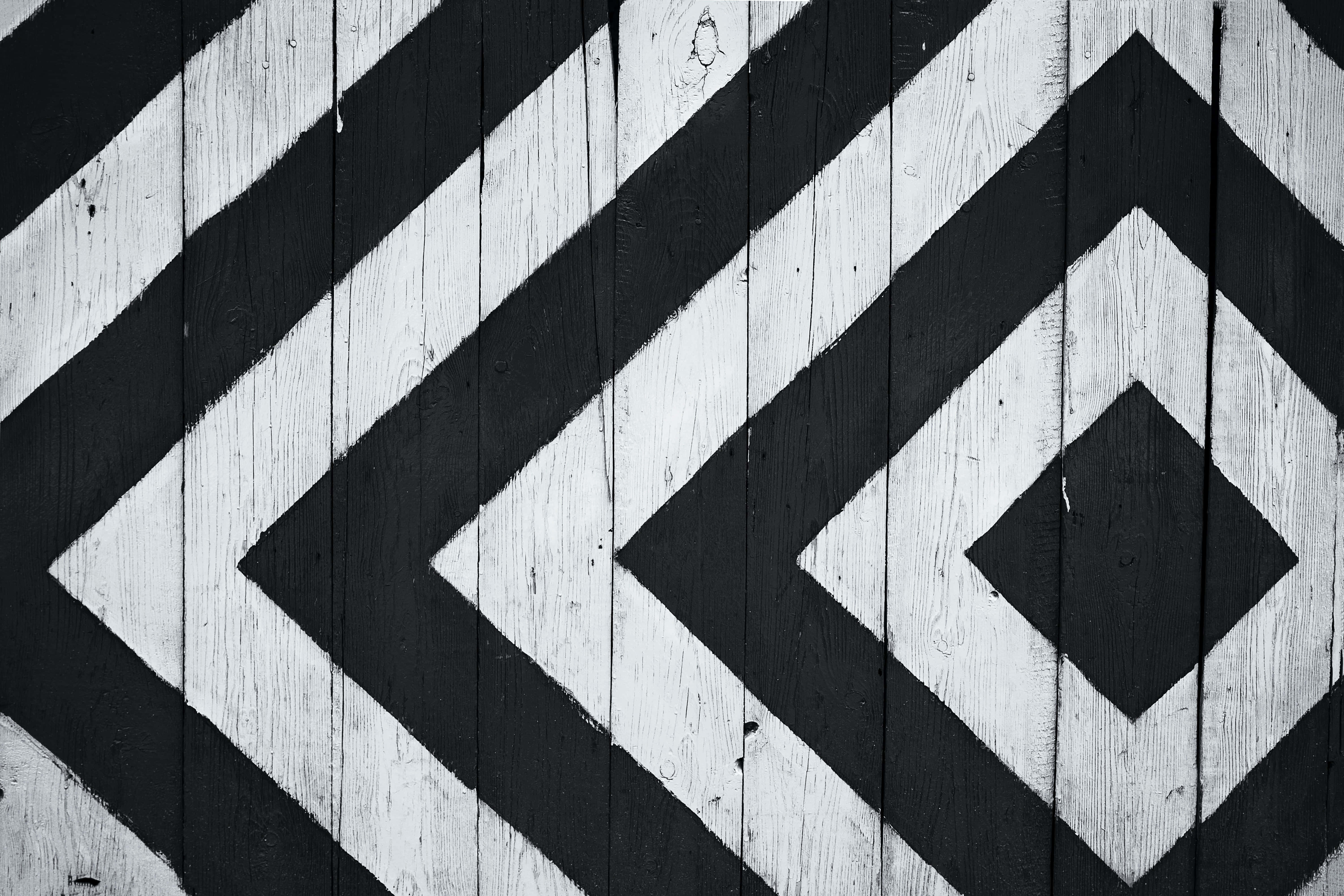 Fængslende sort-hvid abstrakt baggrund med æstetisk udtryk Wallpapers
