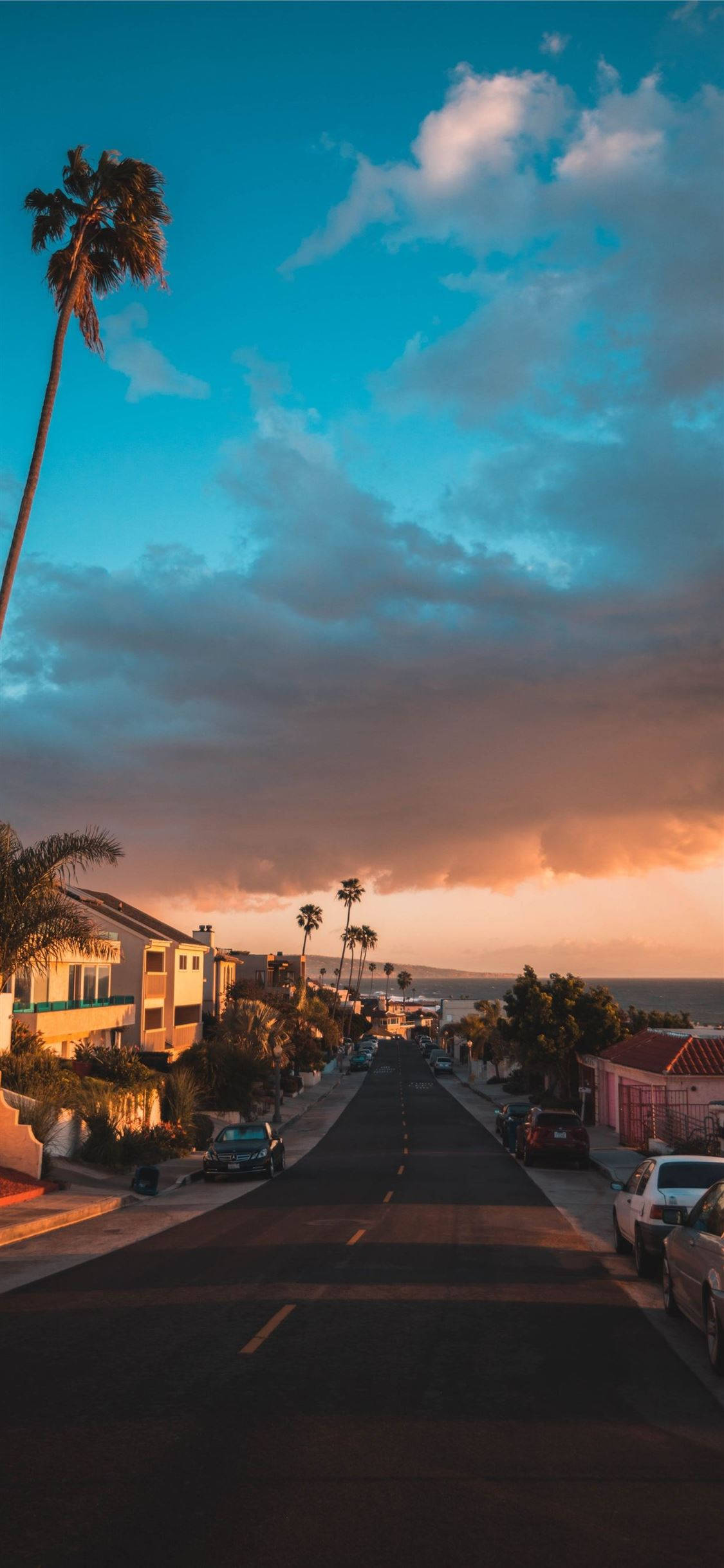 Fængslende udsigt over Californien fanget på en iPhone Wallpapers