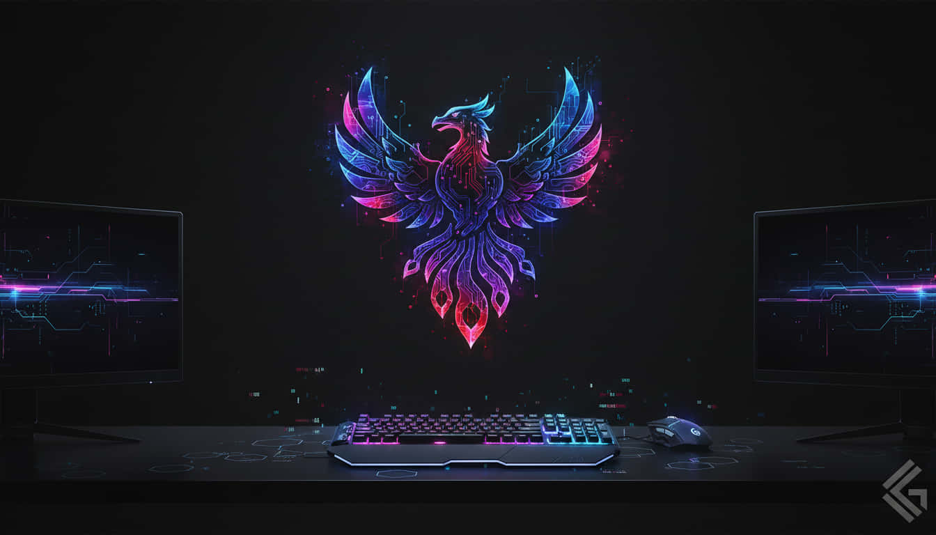 Føniks neon Wallpapers